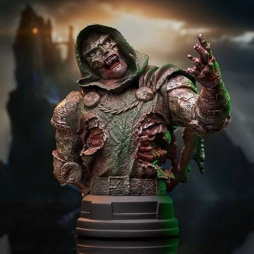 Diamond Select Marvel Zombie Doctor Doom 7 Inch Bust - NYCC 2021