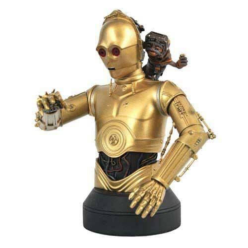 Gentle Giant Star Wars: The Rise Of Skywalker - C3PO & Babu Frik - 1/6 Bust