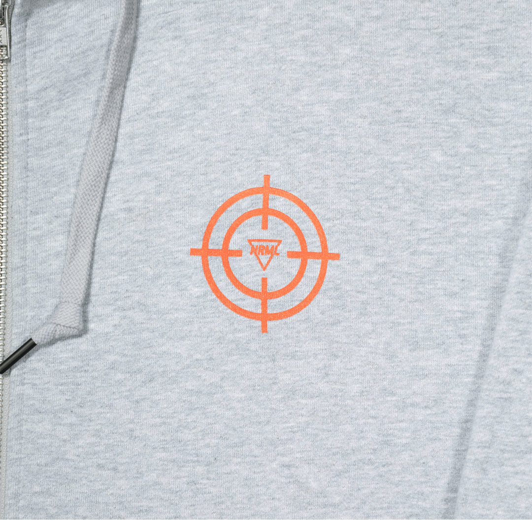 Heather NRML RIDEAU RAT FULL - ZIP HOODIE HEATHER GREY