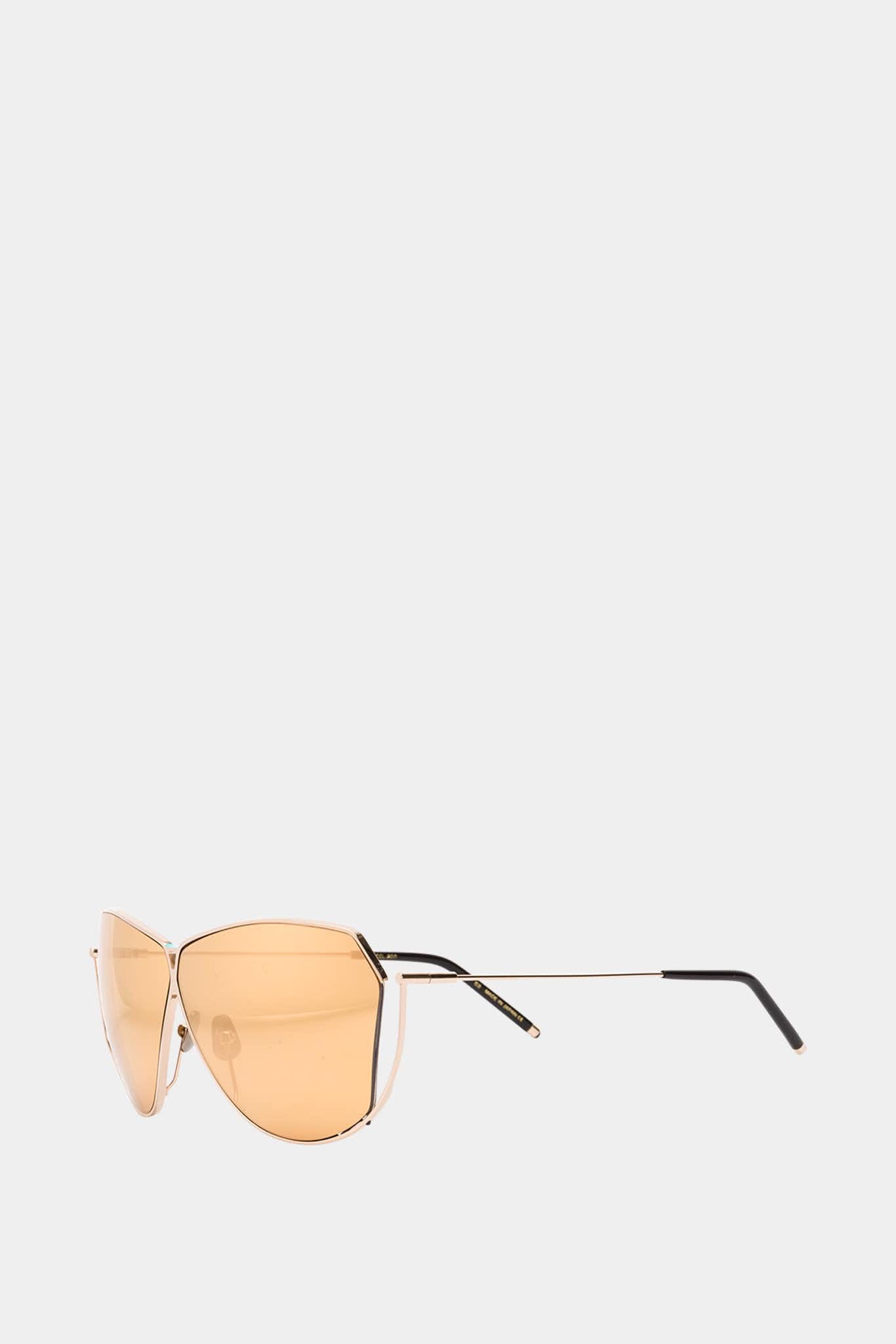 Sener Besim Lunettes de soleil dorées S7