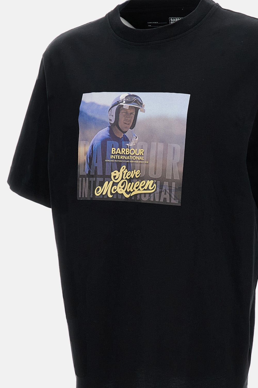 Barbour International MAGLIETTA A MANICHE CORTE CON STAMPA