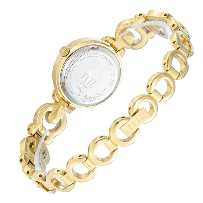 ELIZ ES8858L2GCG Metal Case and Bracelet 3 - Hands Women's Watch