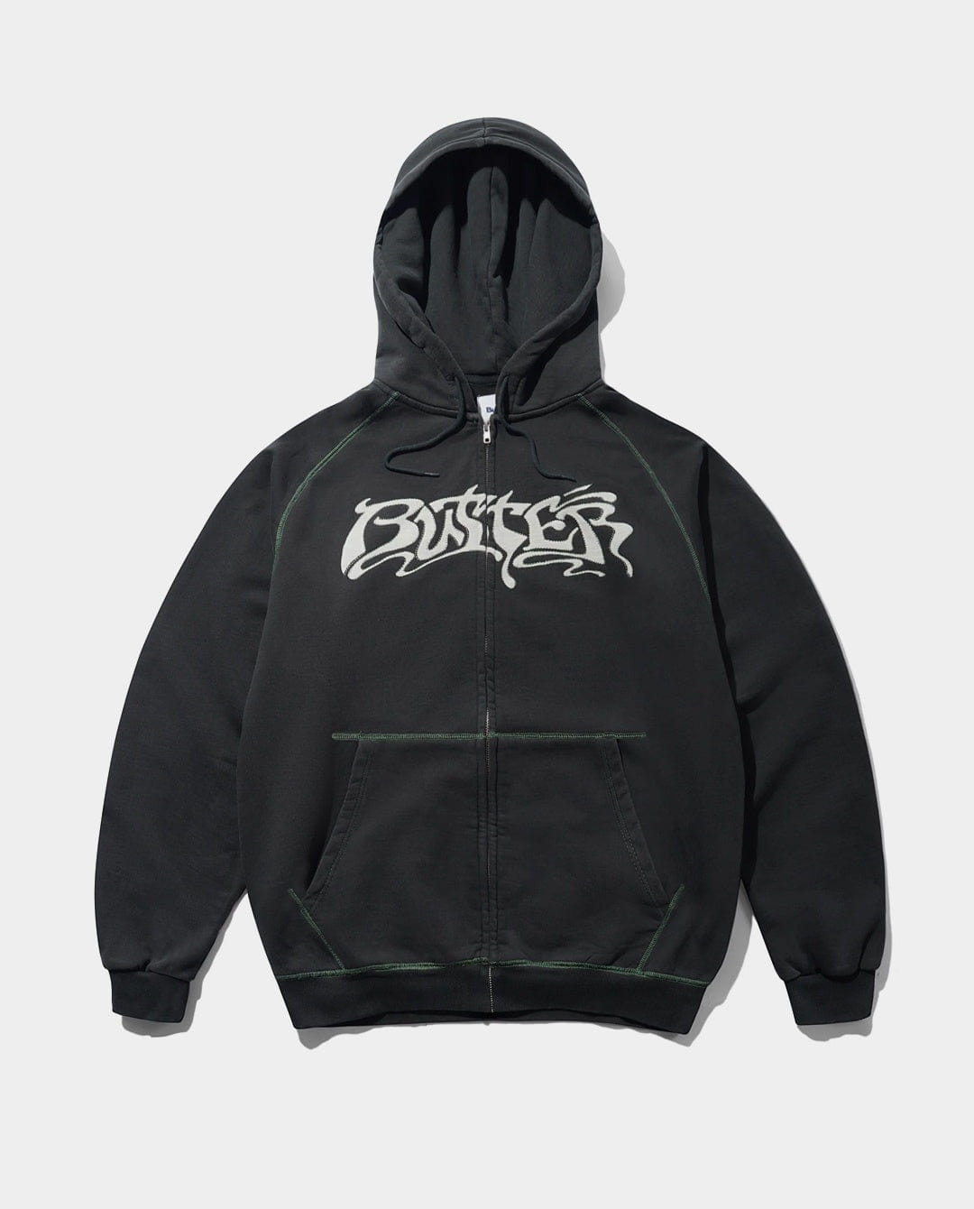 Butter Goods - Drummer Zip - Hoodie - Washed Black