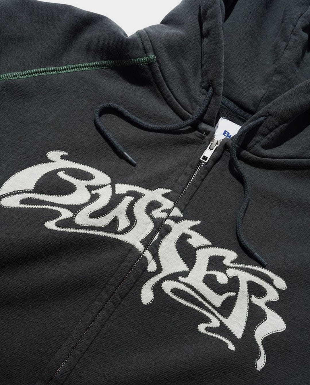 Butter Goods - Drummer Zip - Hoodie - Washed Black