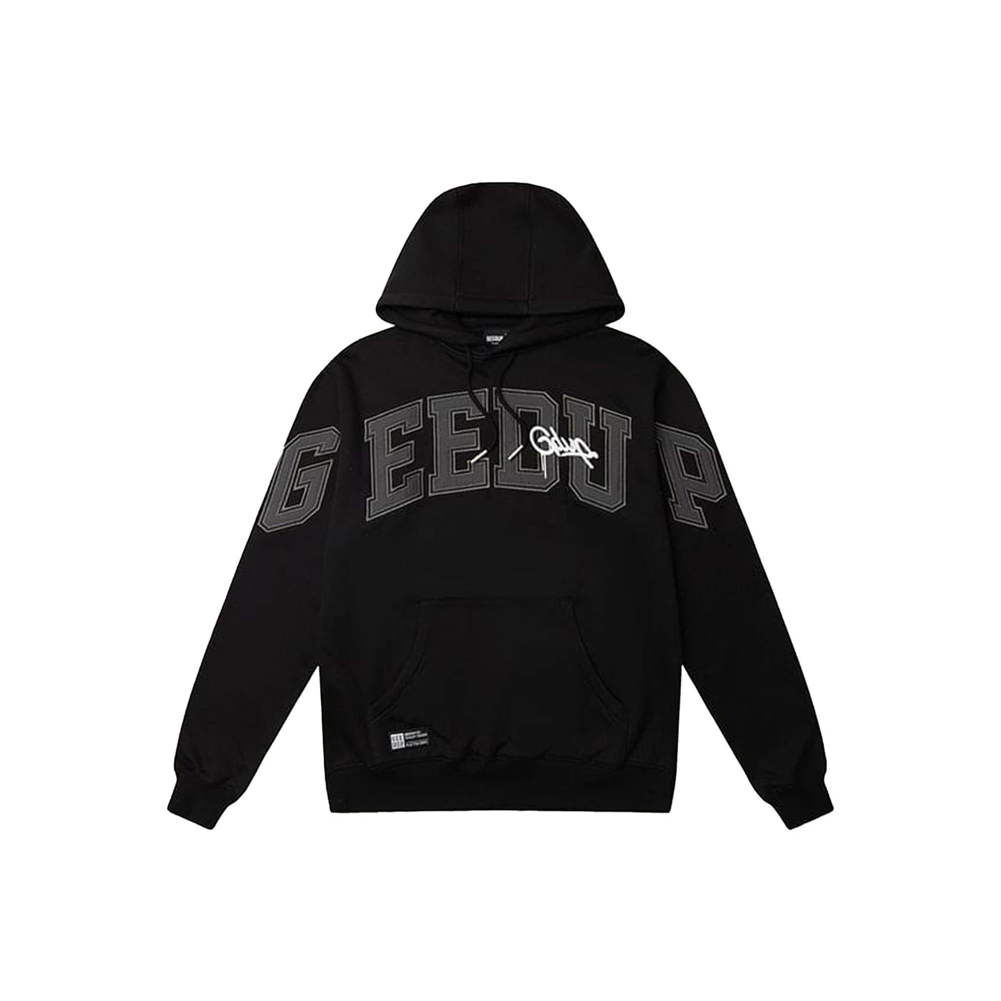 Geedup Team Logo/Handstyle Hoodie Black / Grey / White (2025)