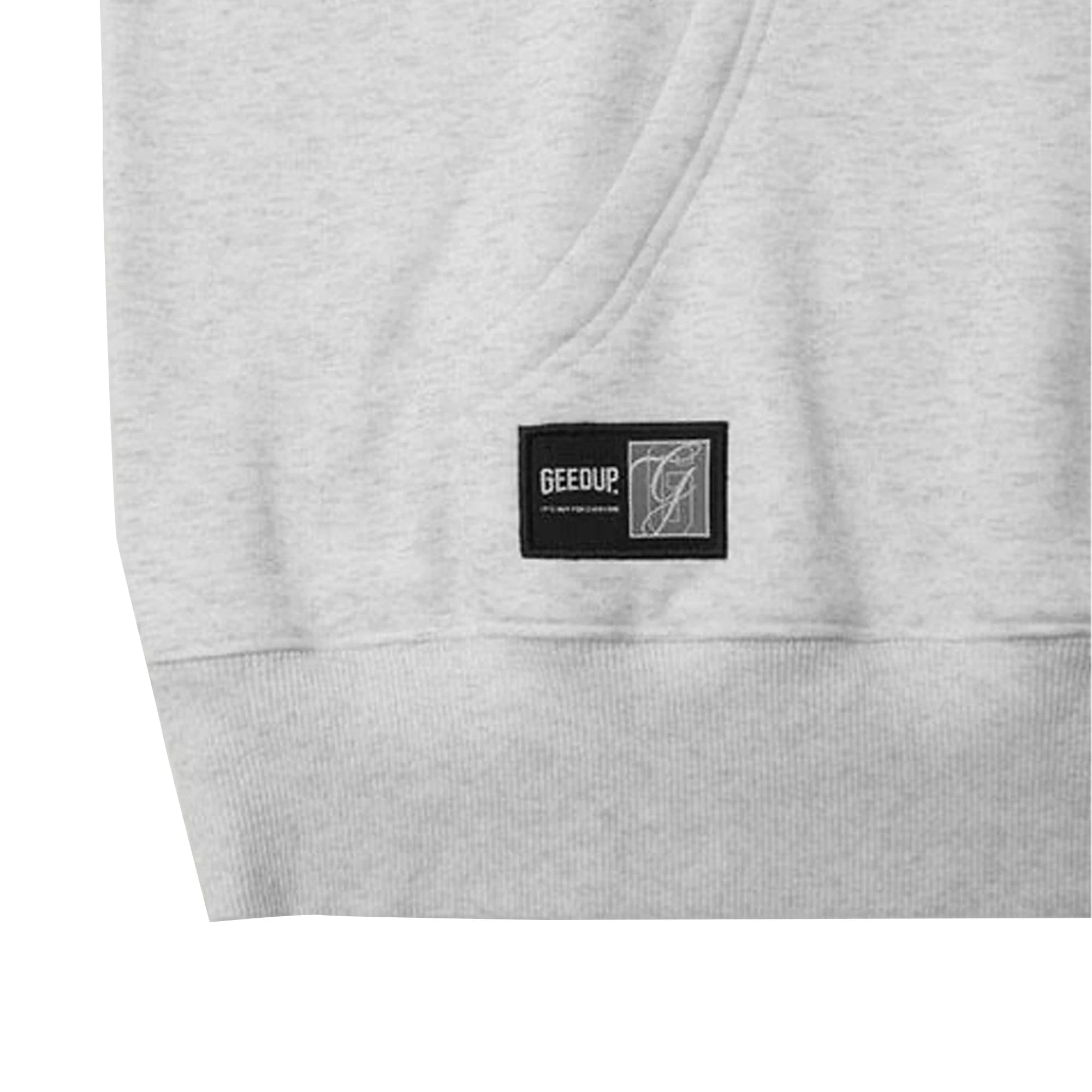 Geedup Team Logo Cursive Hoodie White Marle / Red (2026)