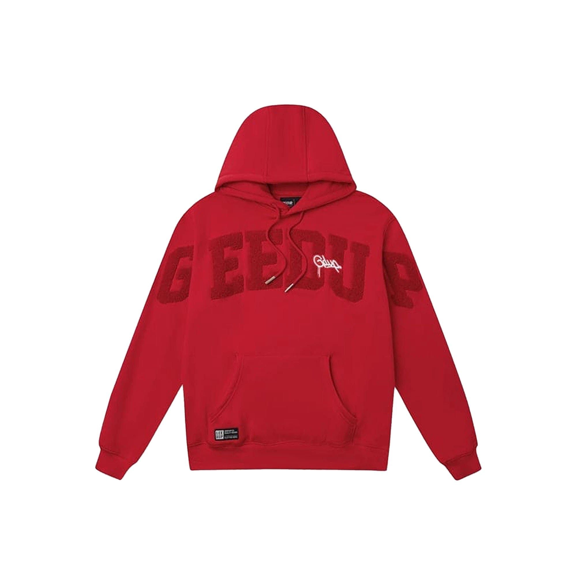 Geedup Team Logo/Handstyle Hoodie Tonal Red (2026)