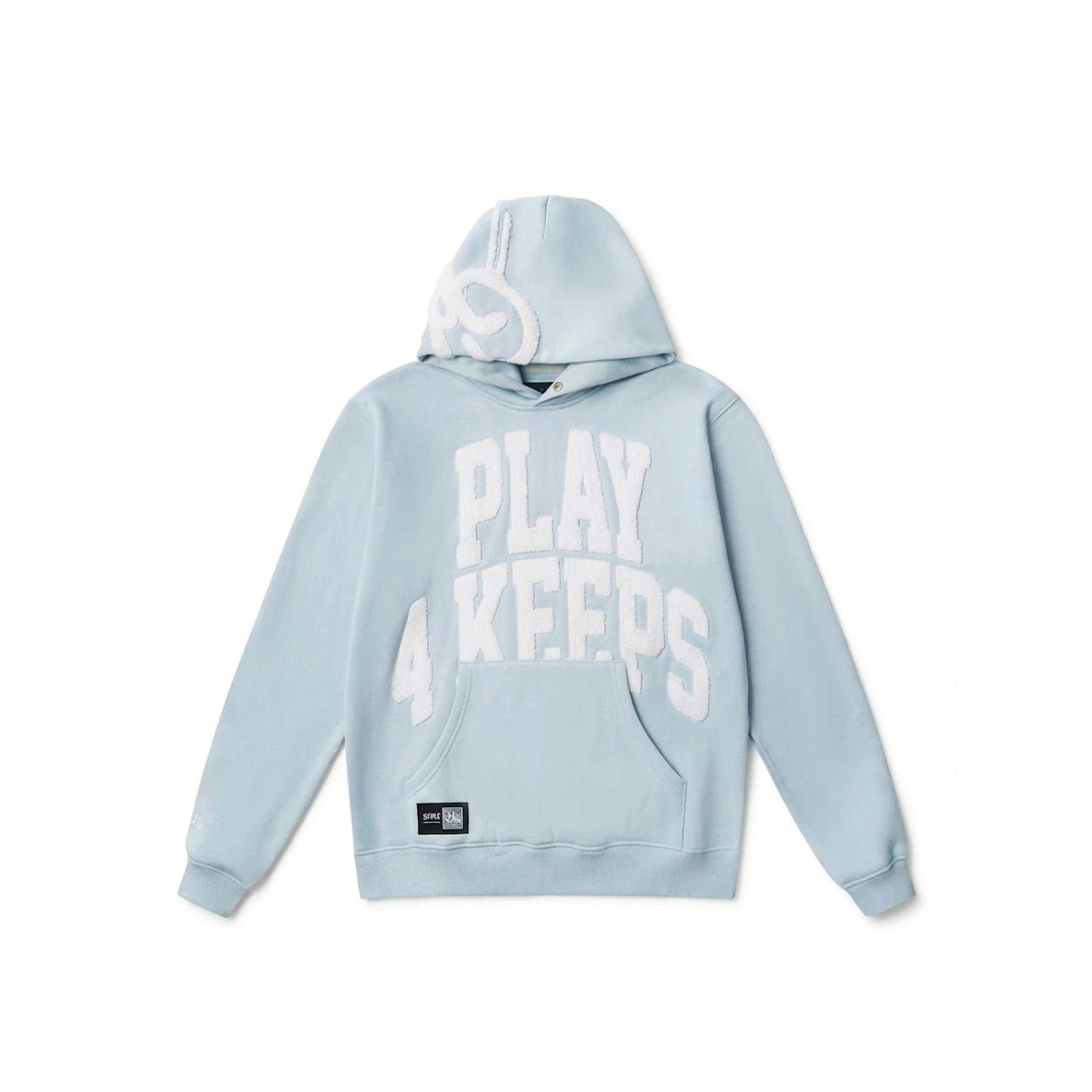 Geedup Play4Keeps Handstyle Hoodie Pale Blue / White (2025)