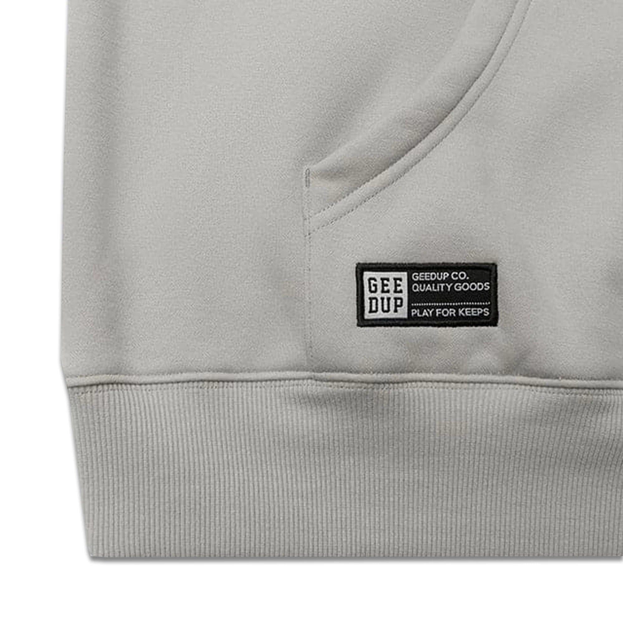 Geedup Team Logo/Handstyle Hoodie Double Grey (2025)