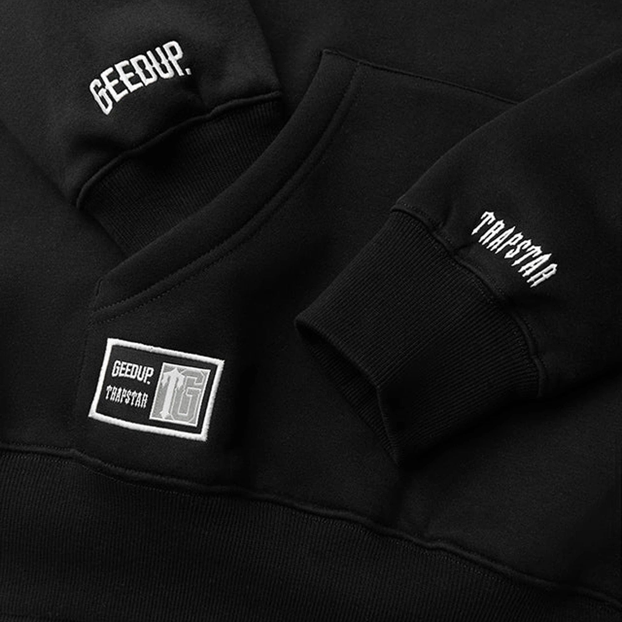 Geedup x Trapstar Sydney Shooters Hoodie Black / Red (2025)