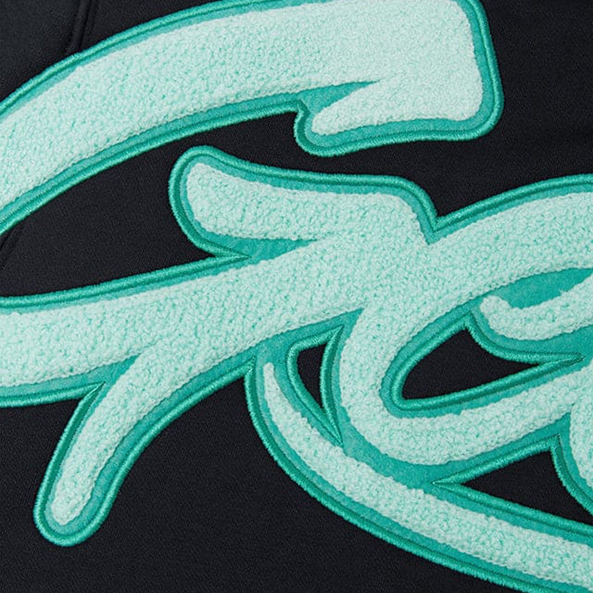 Geedup Script Hoodie Navy / Teal (2025)