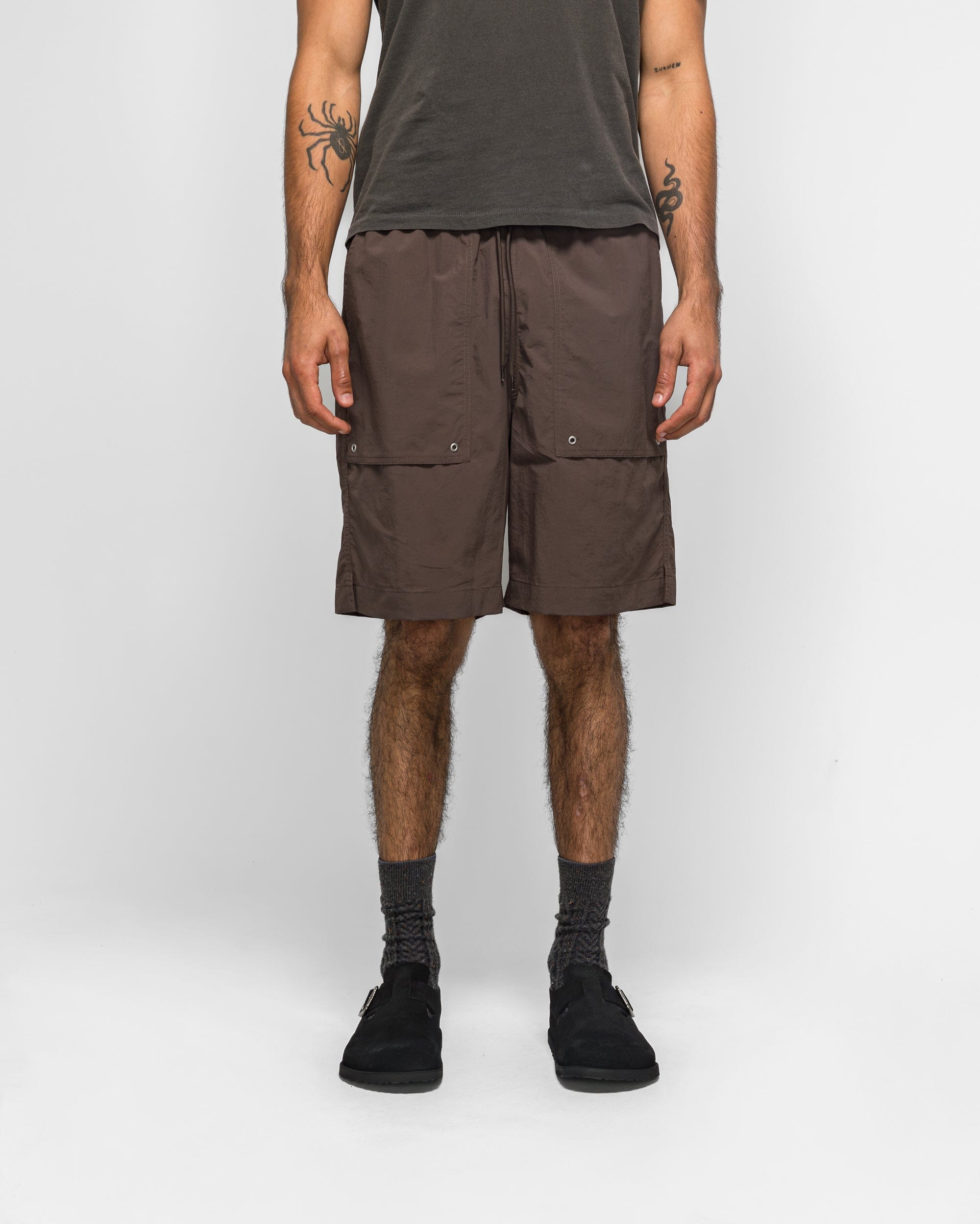 Norse Projects Sund Relaxed Recycled Nylon Swimmers - Shale