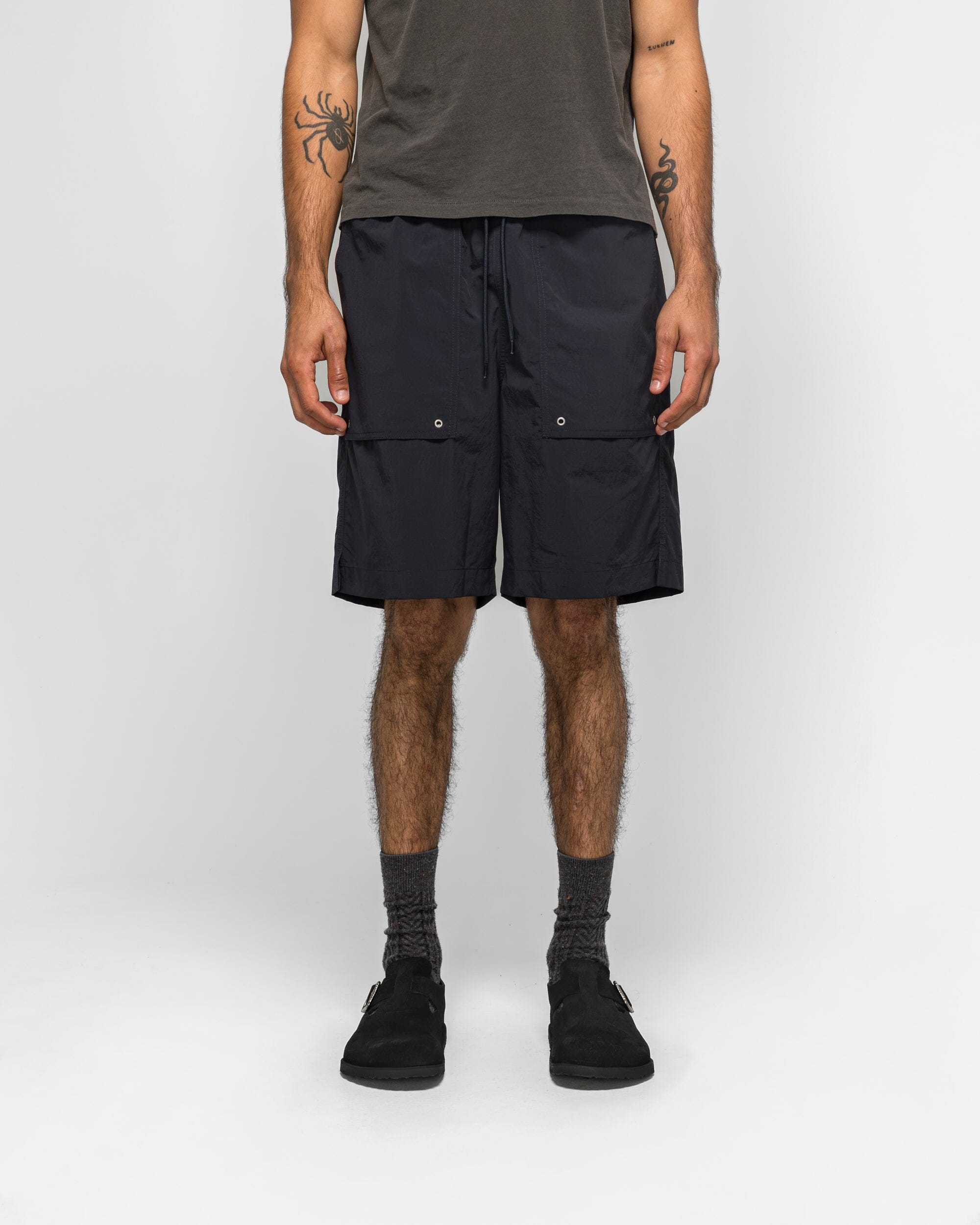 Norse Projects Sund Relaxed Recycled Nylon Swimmers - Dark Navy