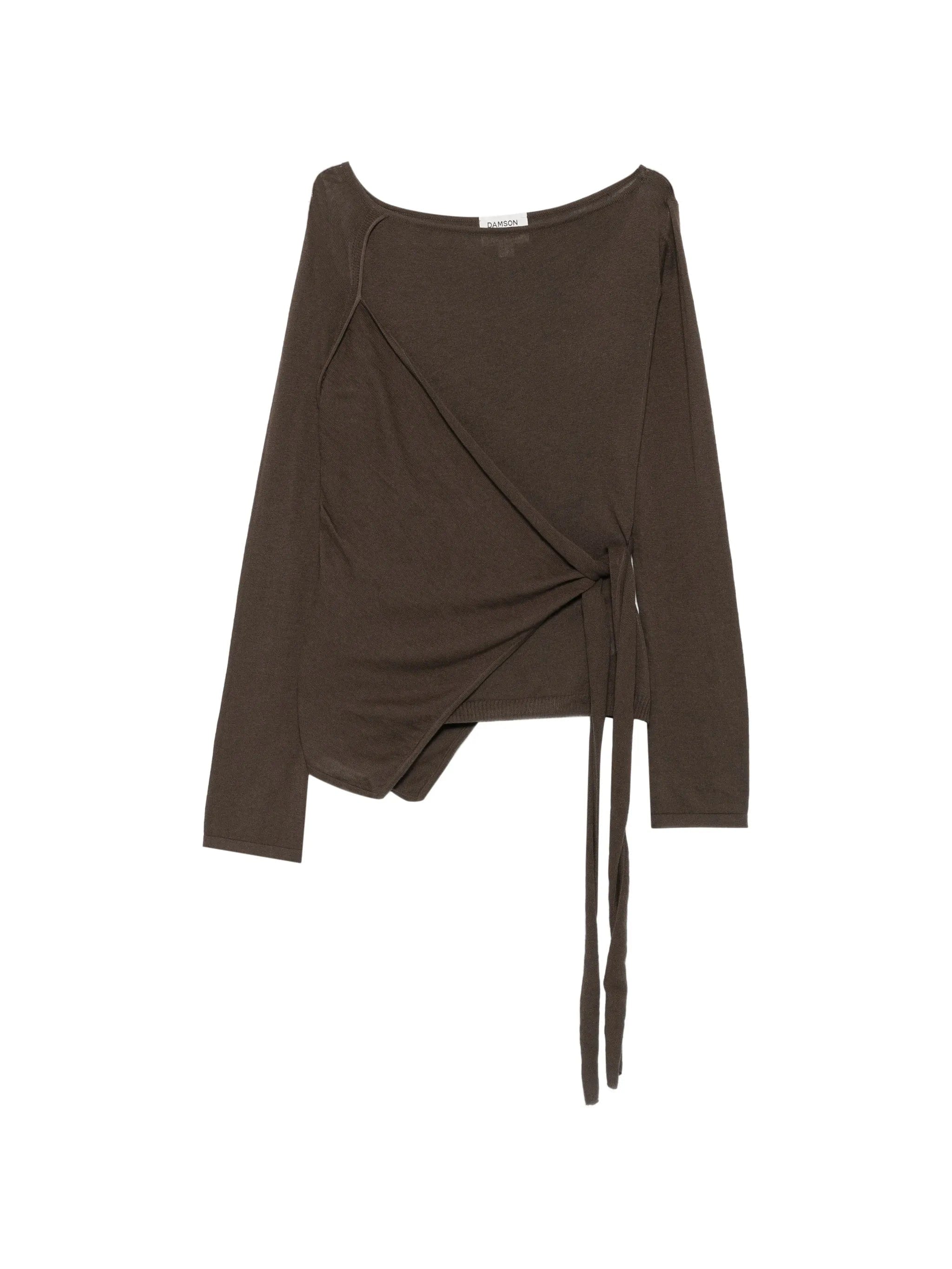 Damson Madder Hannie wrap - style sweater