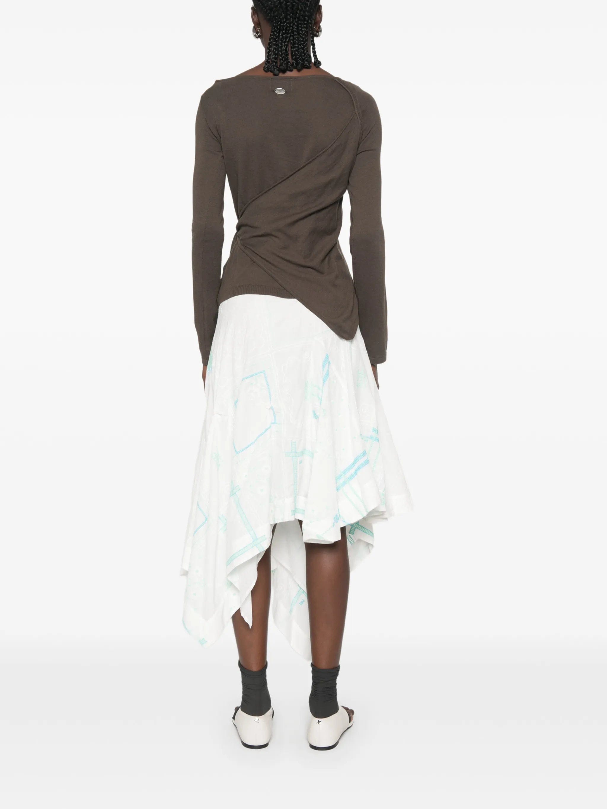 Damson Madder Hannie wrap - style sweater