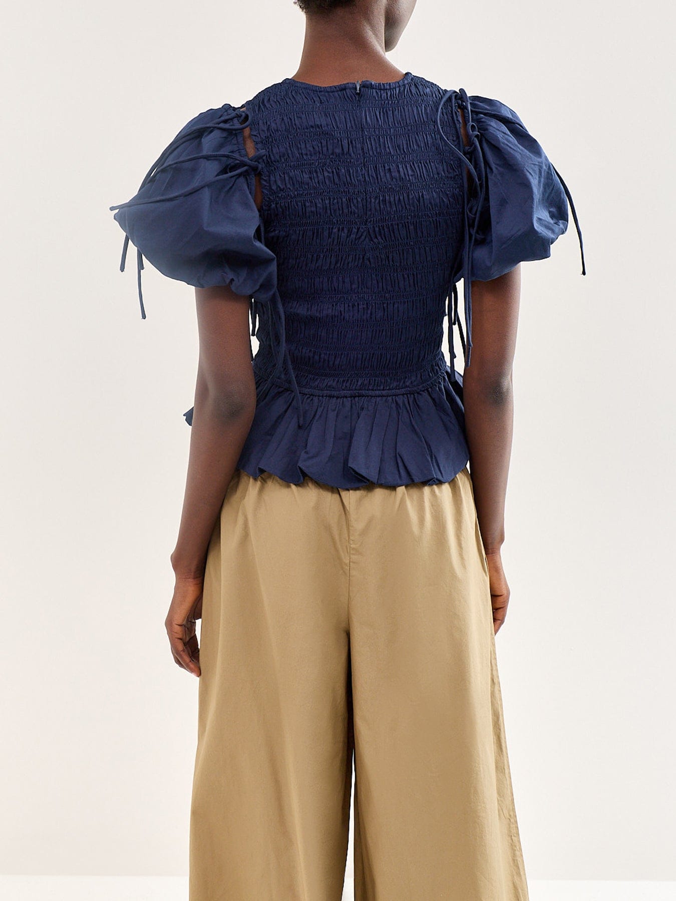 Damson Madder Becca Multiway Blouse Navy