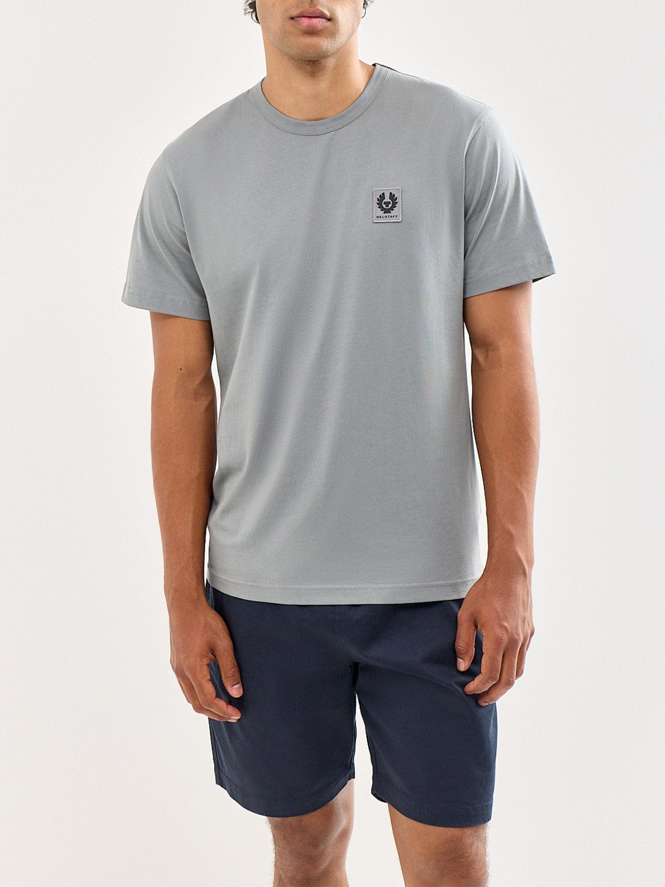 Belstaff Logo T - Shirt Grey