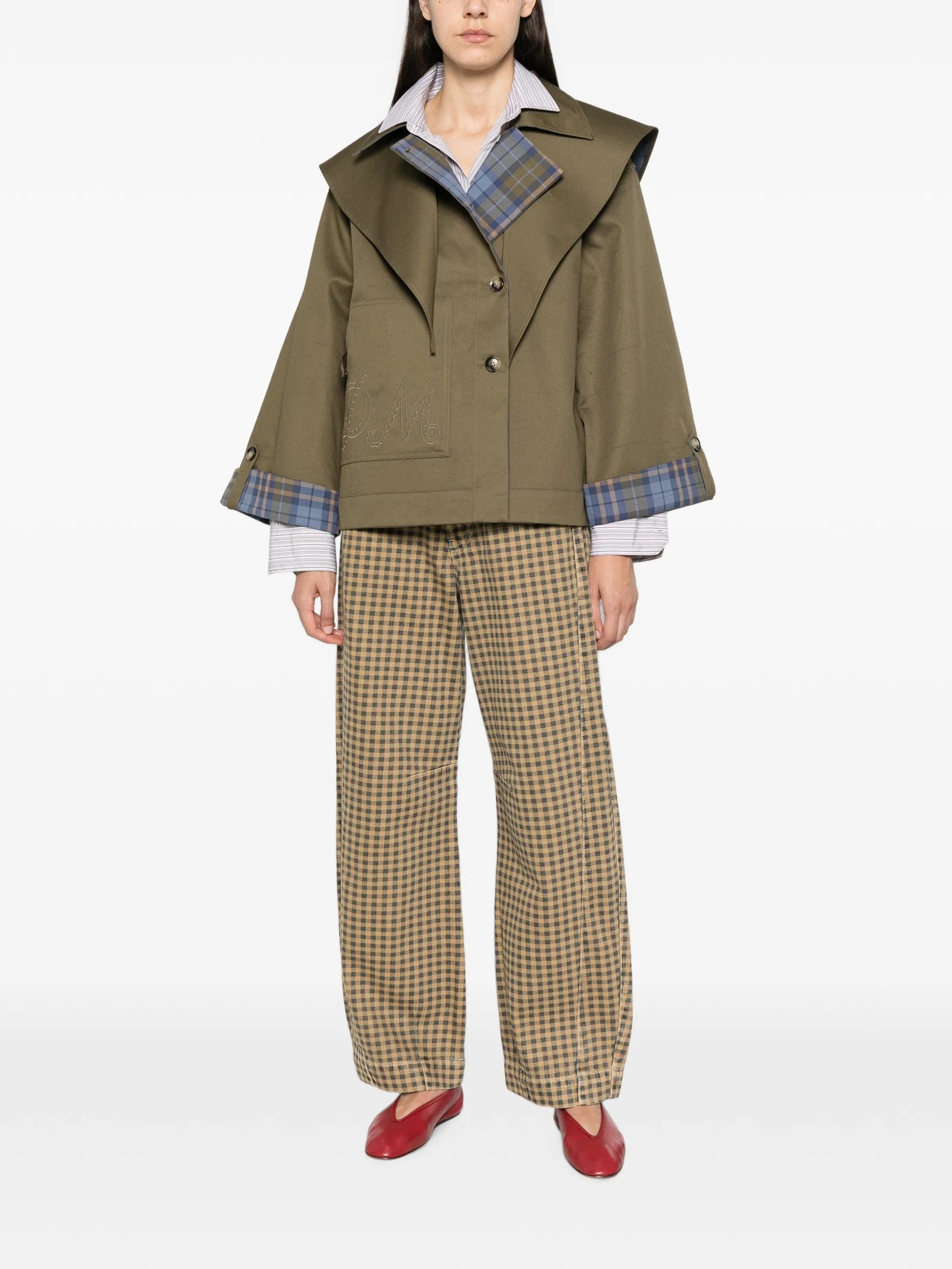 Damson Madder Jerry trench coat