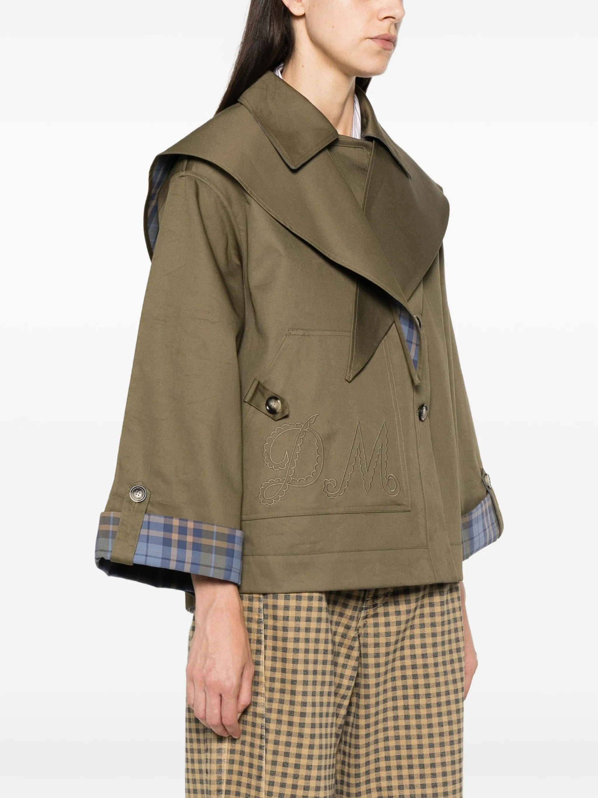 Damson Madder Jerry trench coat