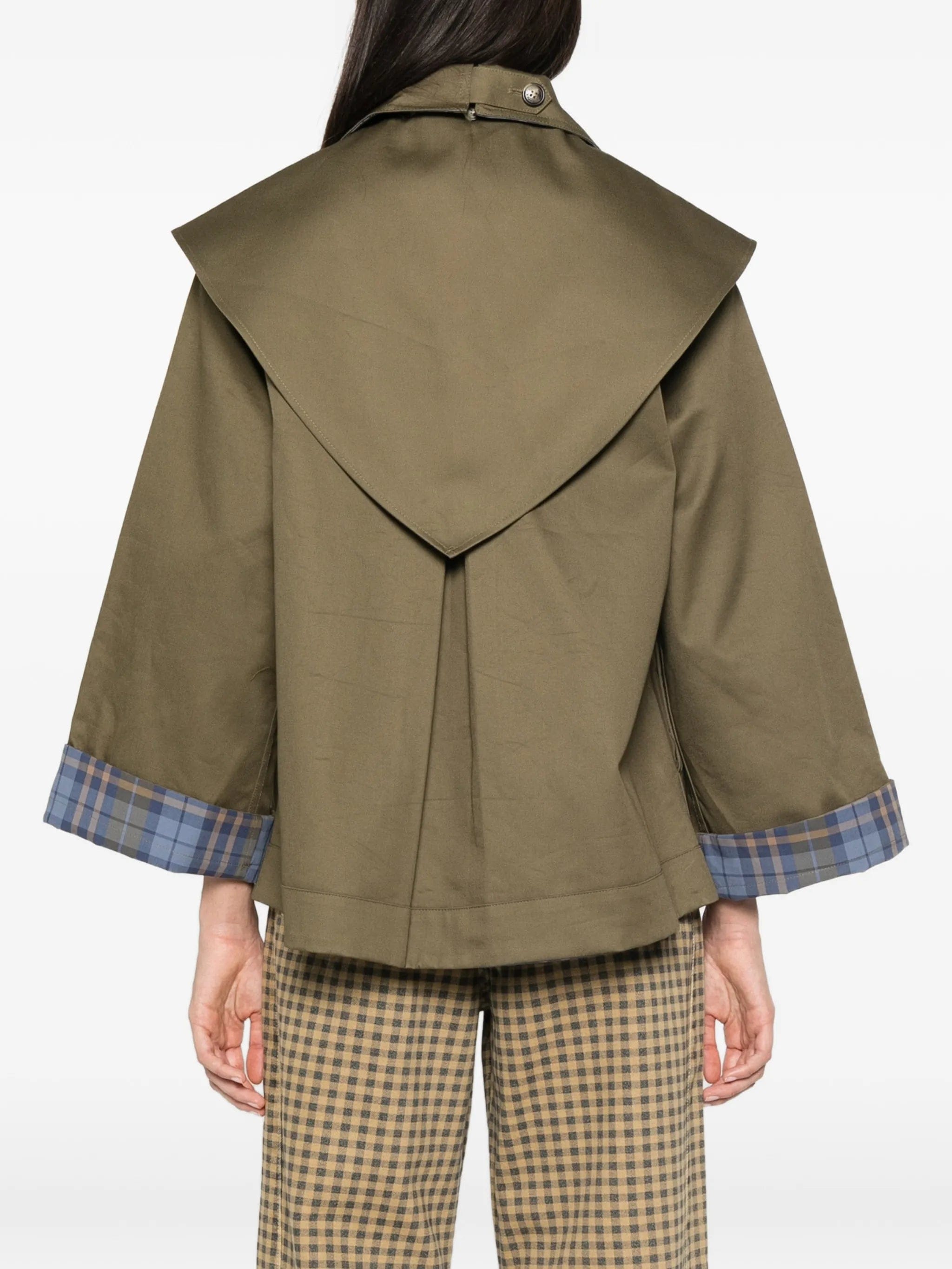 Damson Madder Jerry trench coat