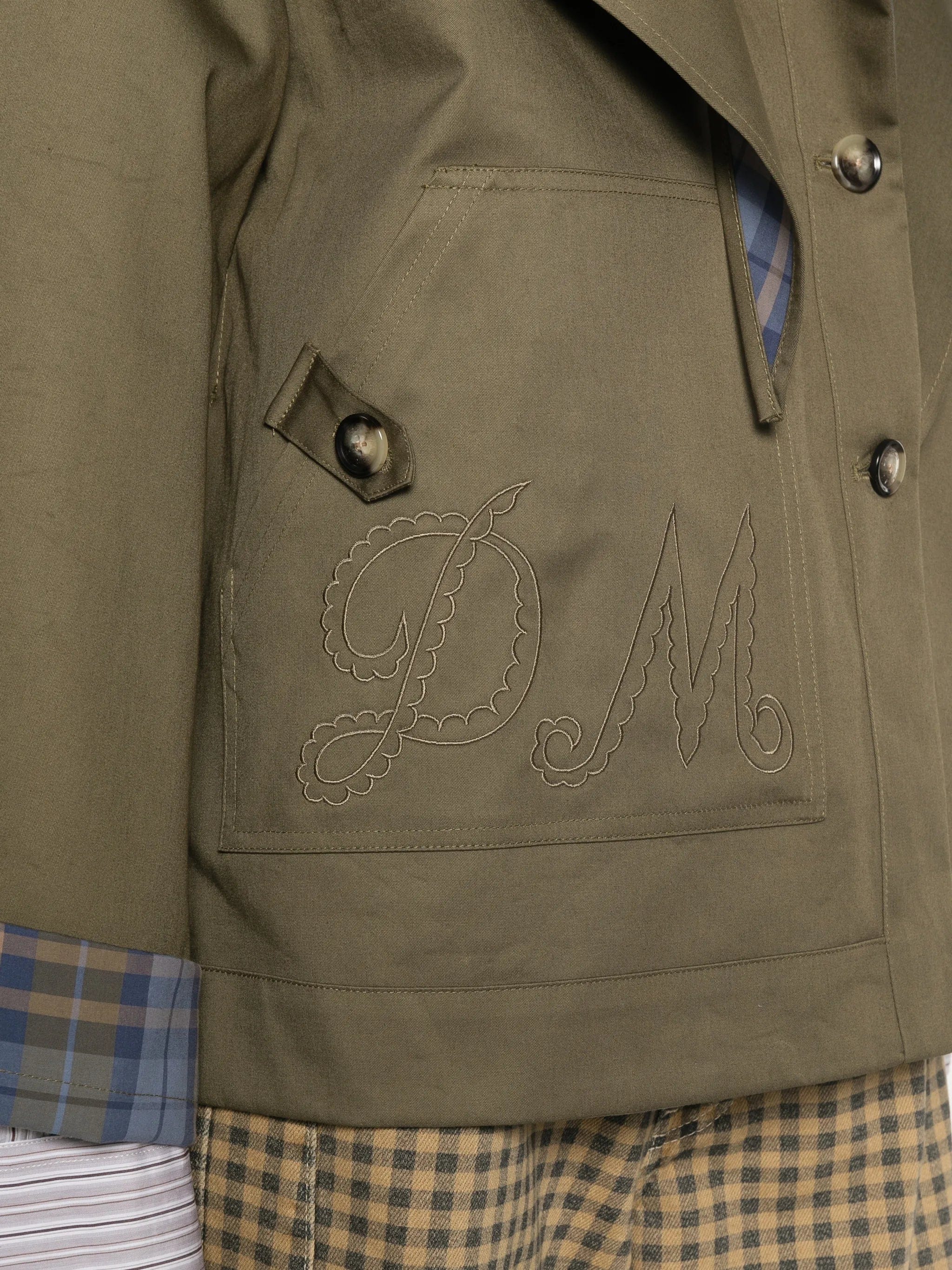 Damson Madder Jerry trench coat