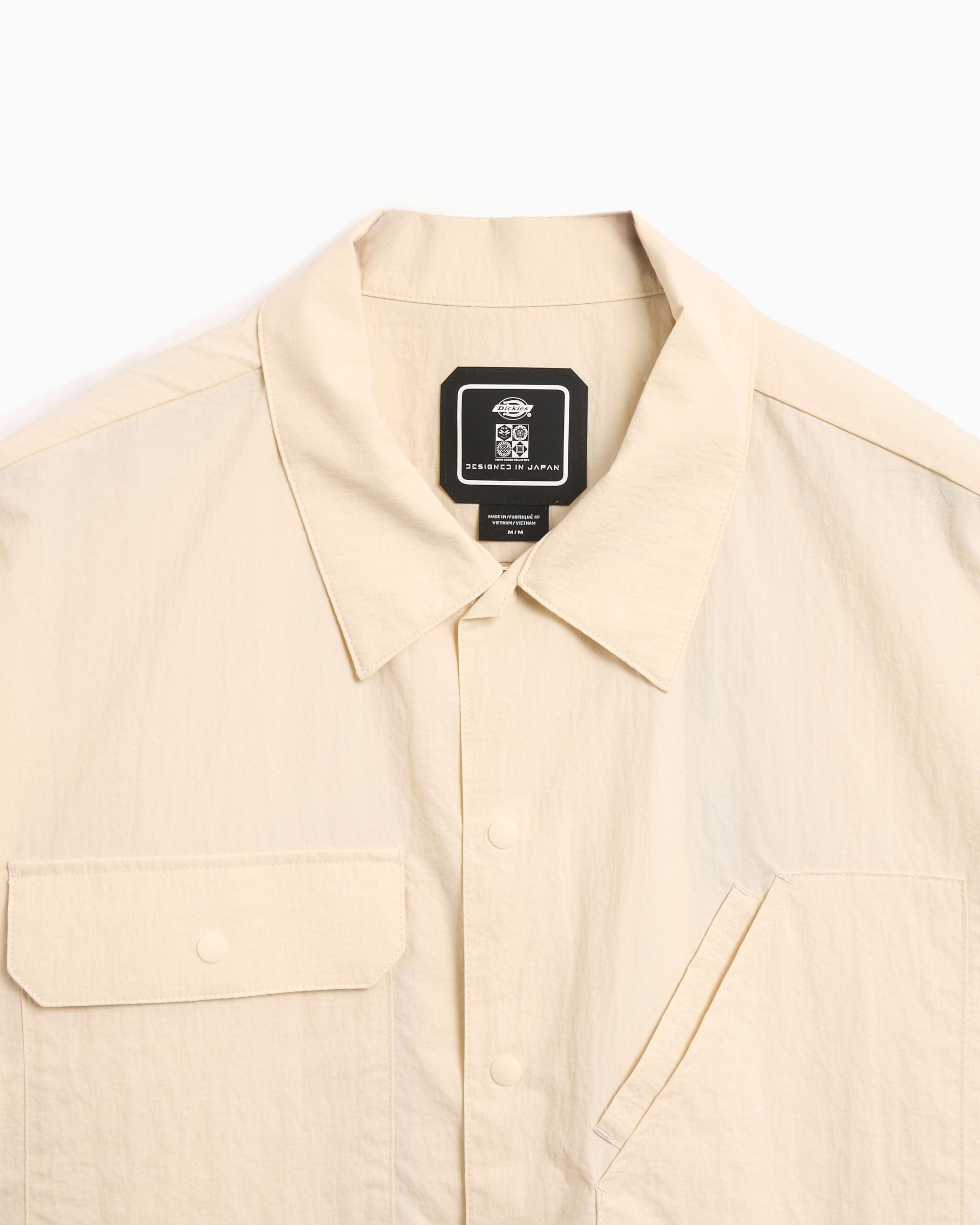 Dickies Chaqueta ligera Oversize Dickies x Tokyo Design Collective Men's Oversized Fit Pieced Workshirt Jacket para hombre