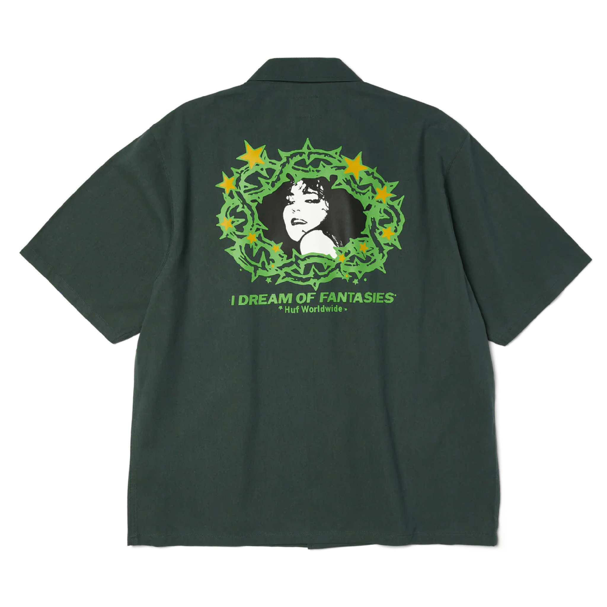 HUF S/S FANTASIES WORK SHIRT (MARINE)