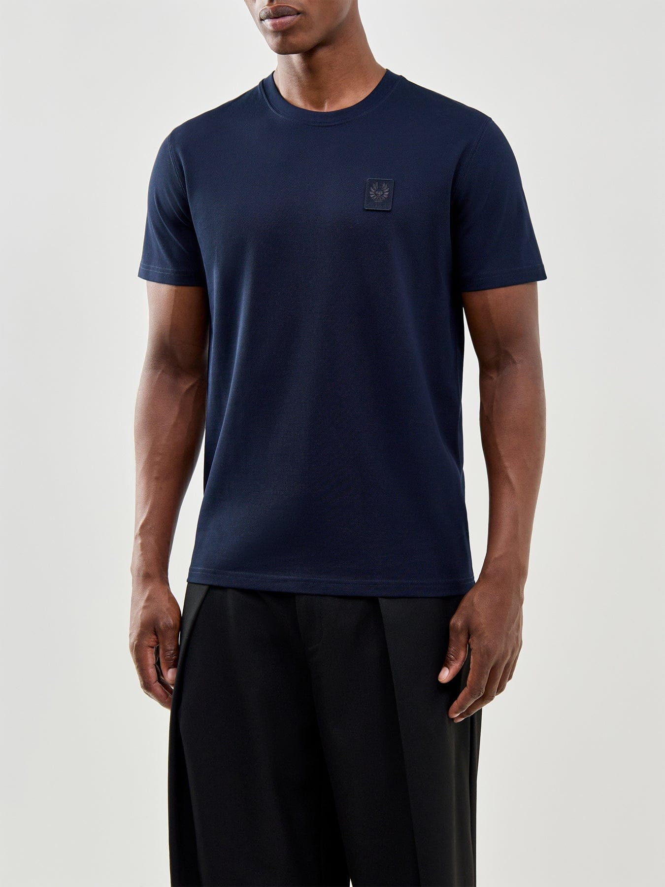 Belstaff Curator Pique T - Shirt Navy