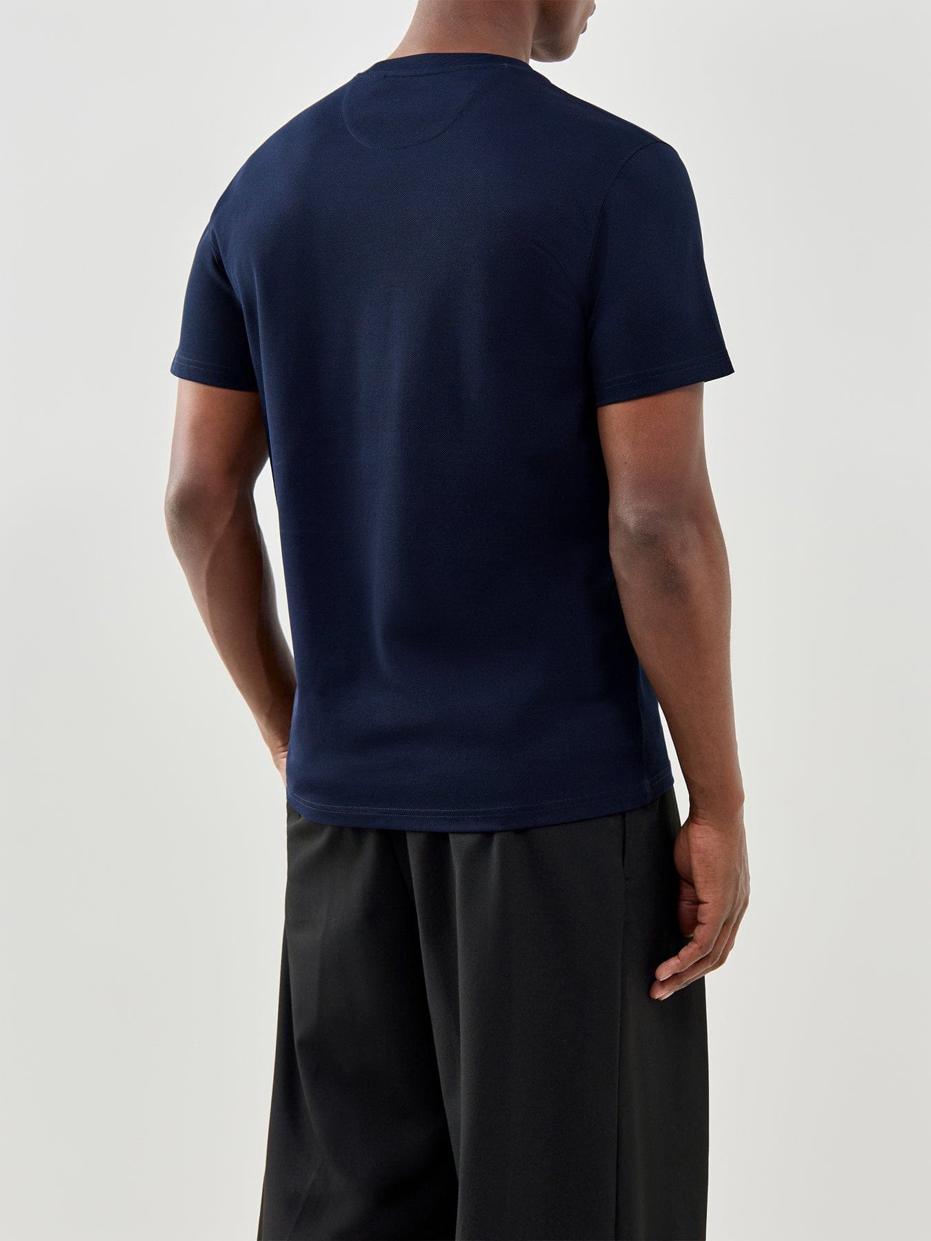Belstaff Curator Pique T - Shirt Navy