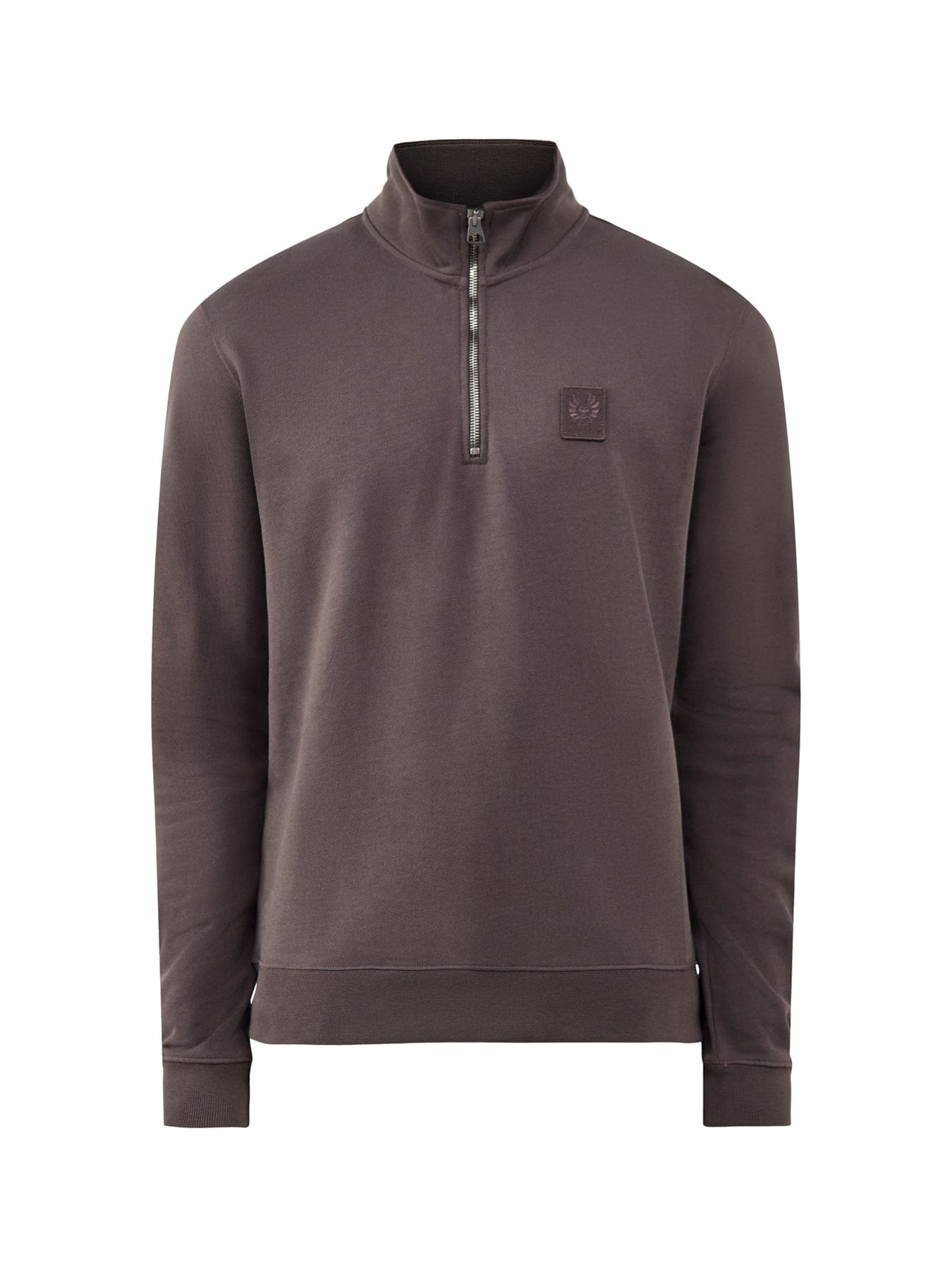 Belstaff Curator Quarter Zip Sweatshirt Olive