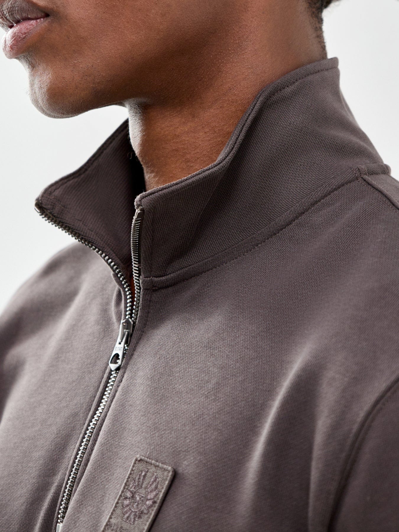 Belstaff Curator Quarter Zip Sweatshirt Olive