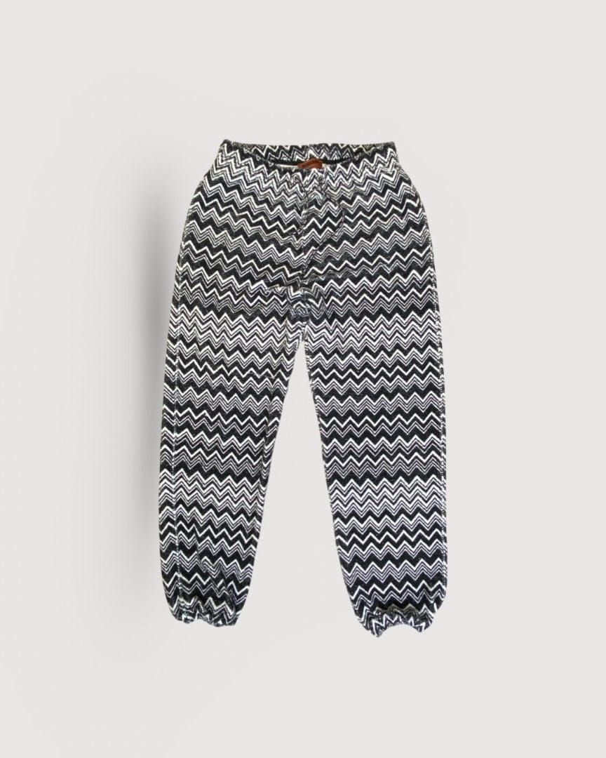 Missoni Zig Zag Joggers Black/ White M