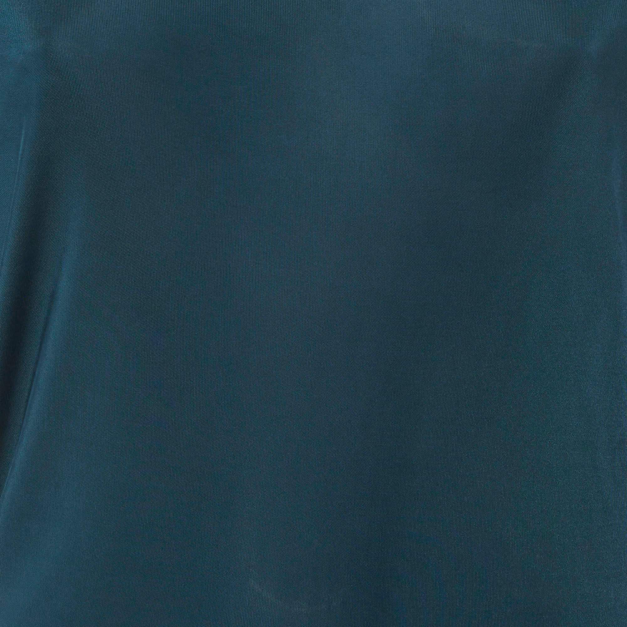 Missoni Teal Blue Jersey Top