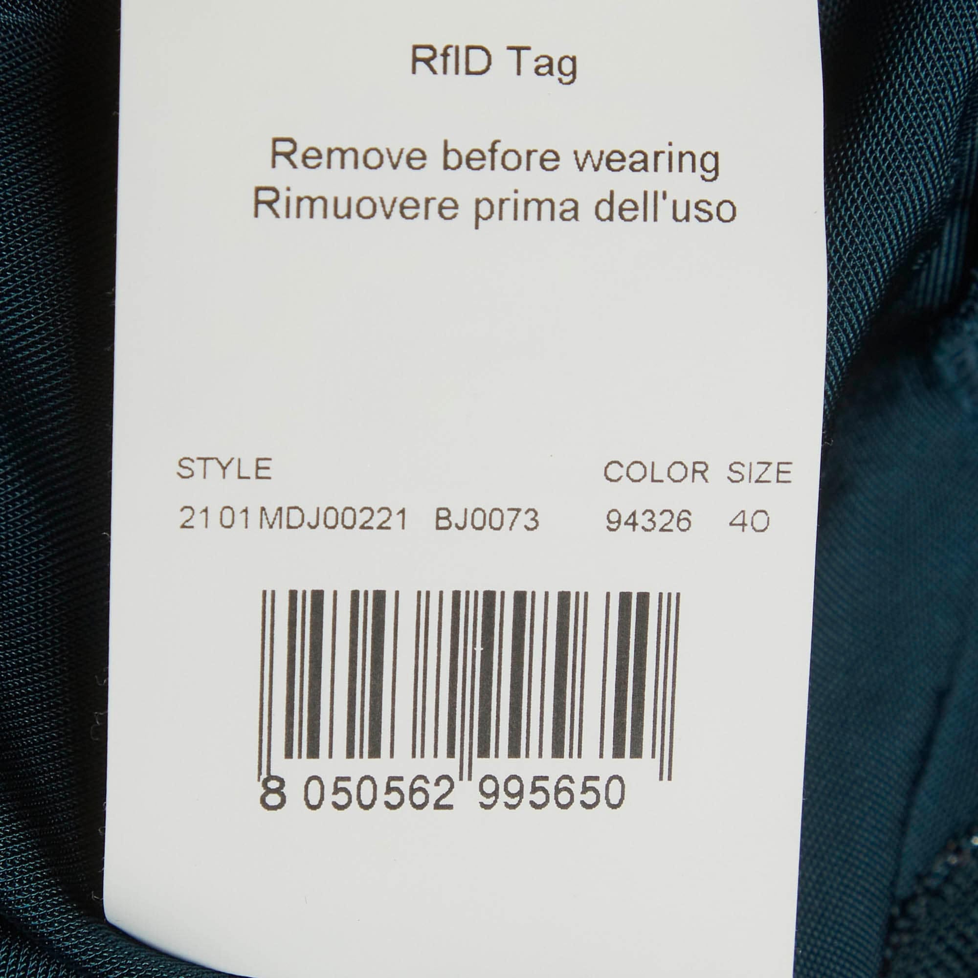 Missoni Teal Blue Jersey Top