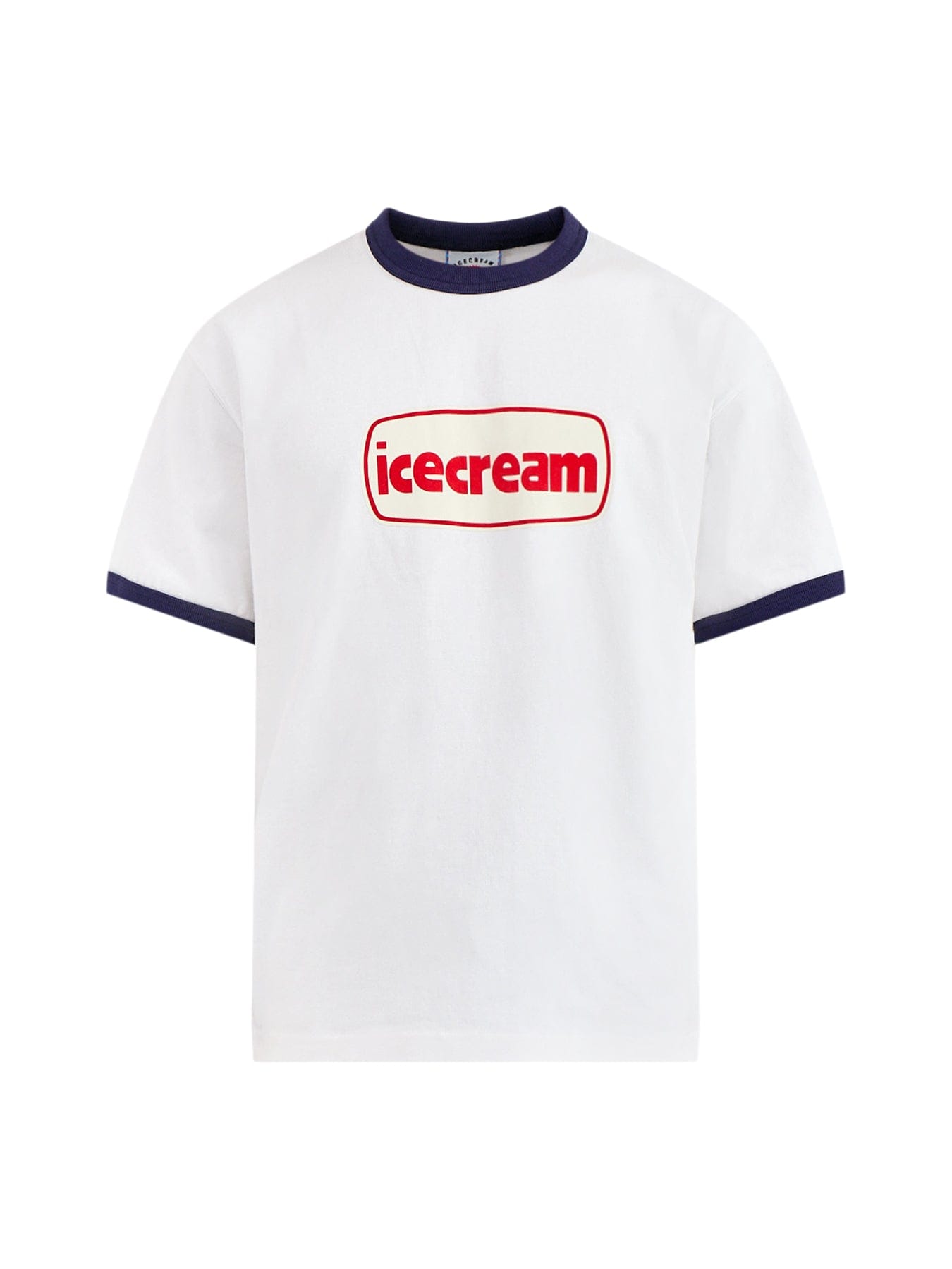 Icecream Ice Cream Tub Ringer T - Shirt White