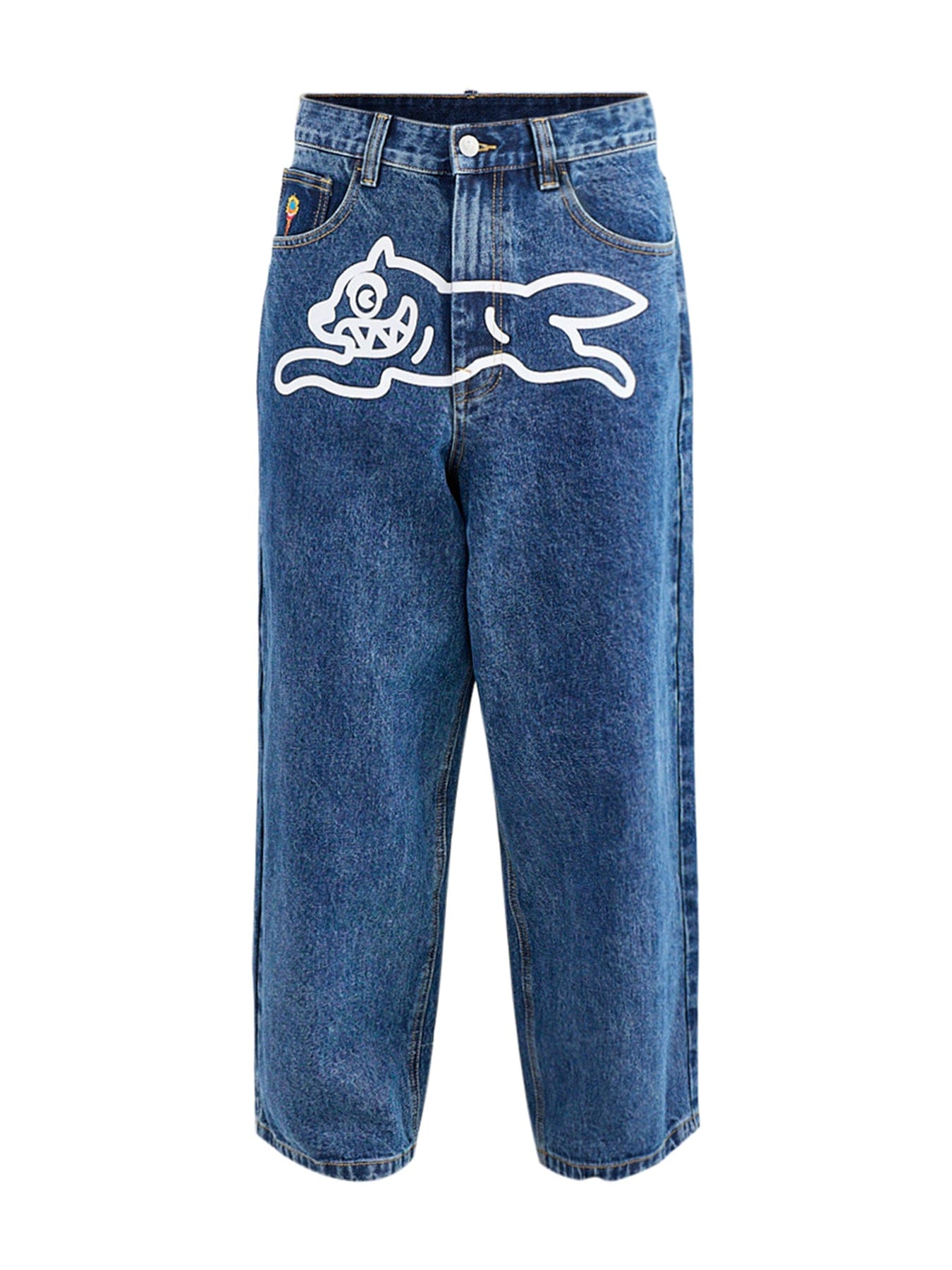 Icecream Running Dog Triple Scoop Denim Jeans Blue