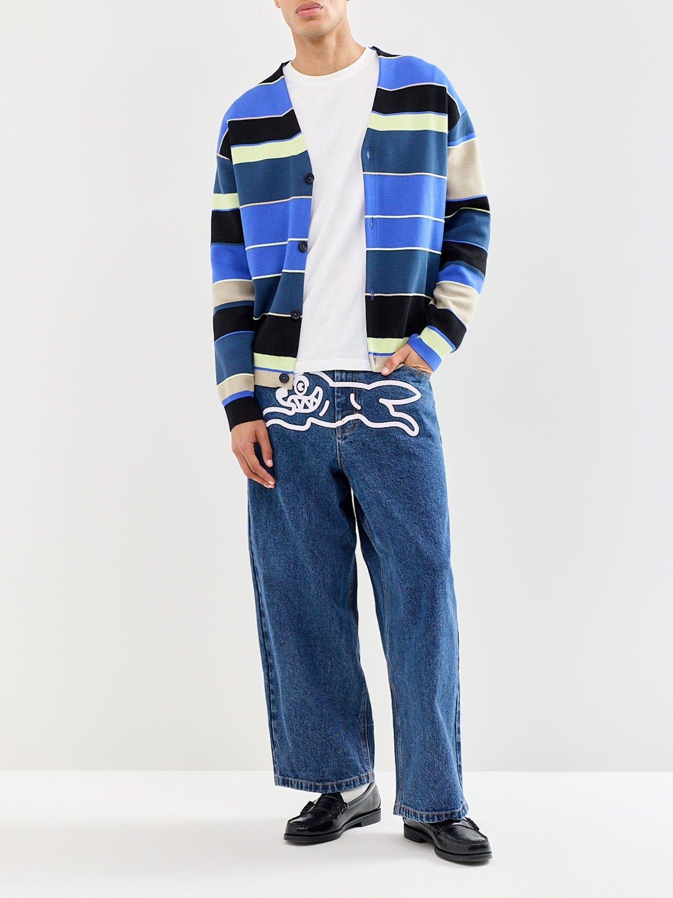 Icecream Running Dog Triple Scoop Denim Jeans Blue