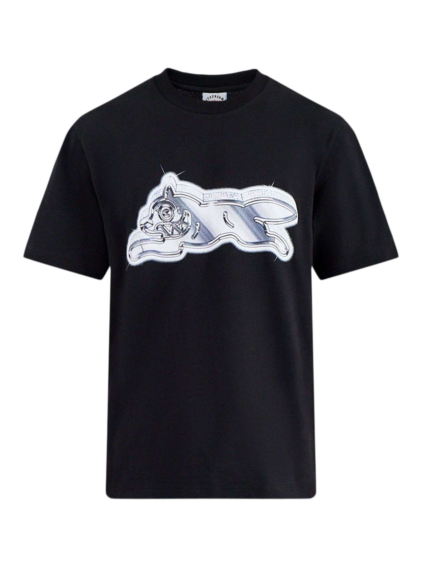 Icecream Iced Out Running Dog T - Shirt Black