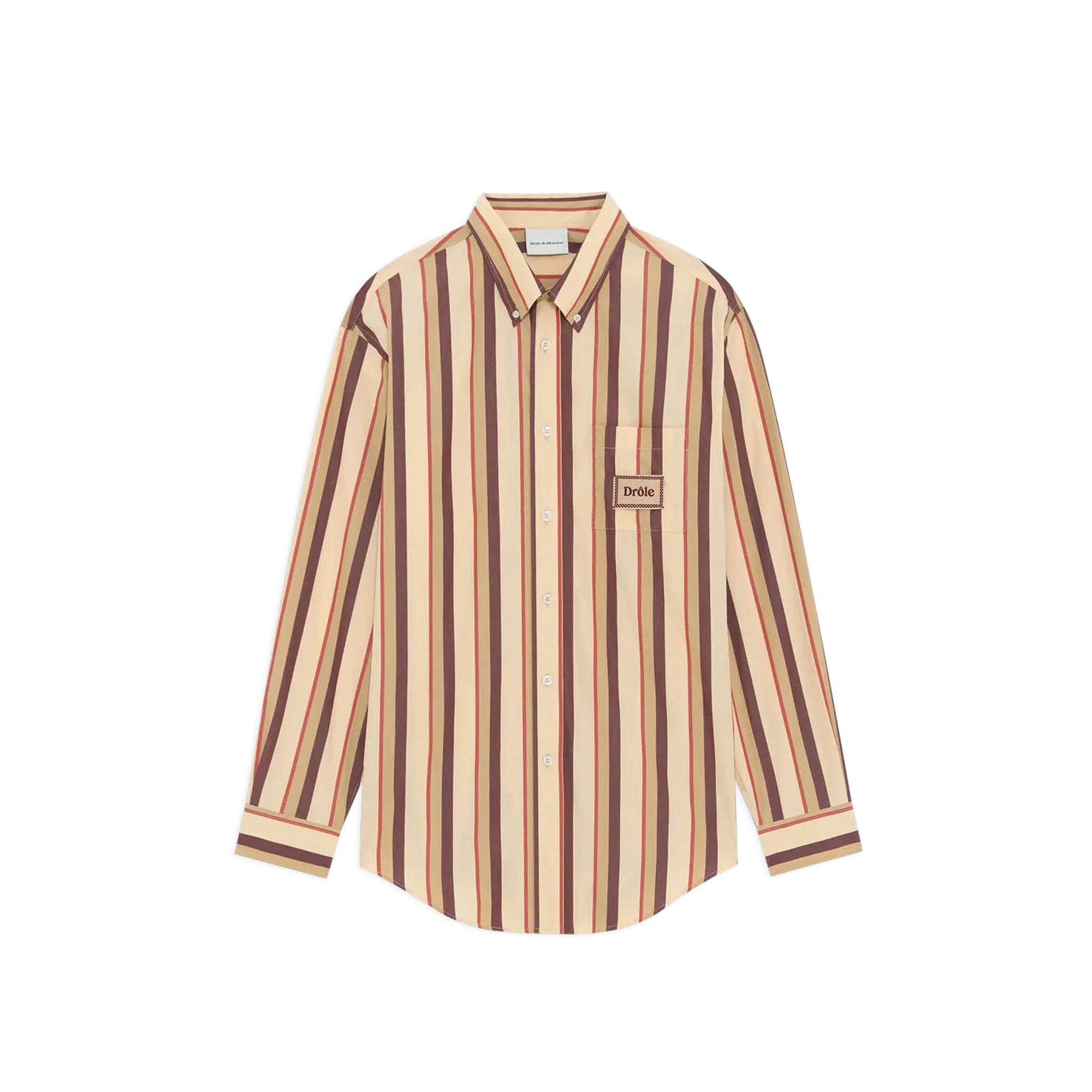 Drole De Monsieur Mens La Chemise Drole Rayee Shirt