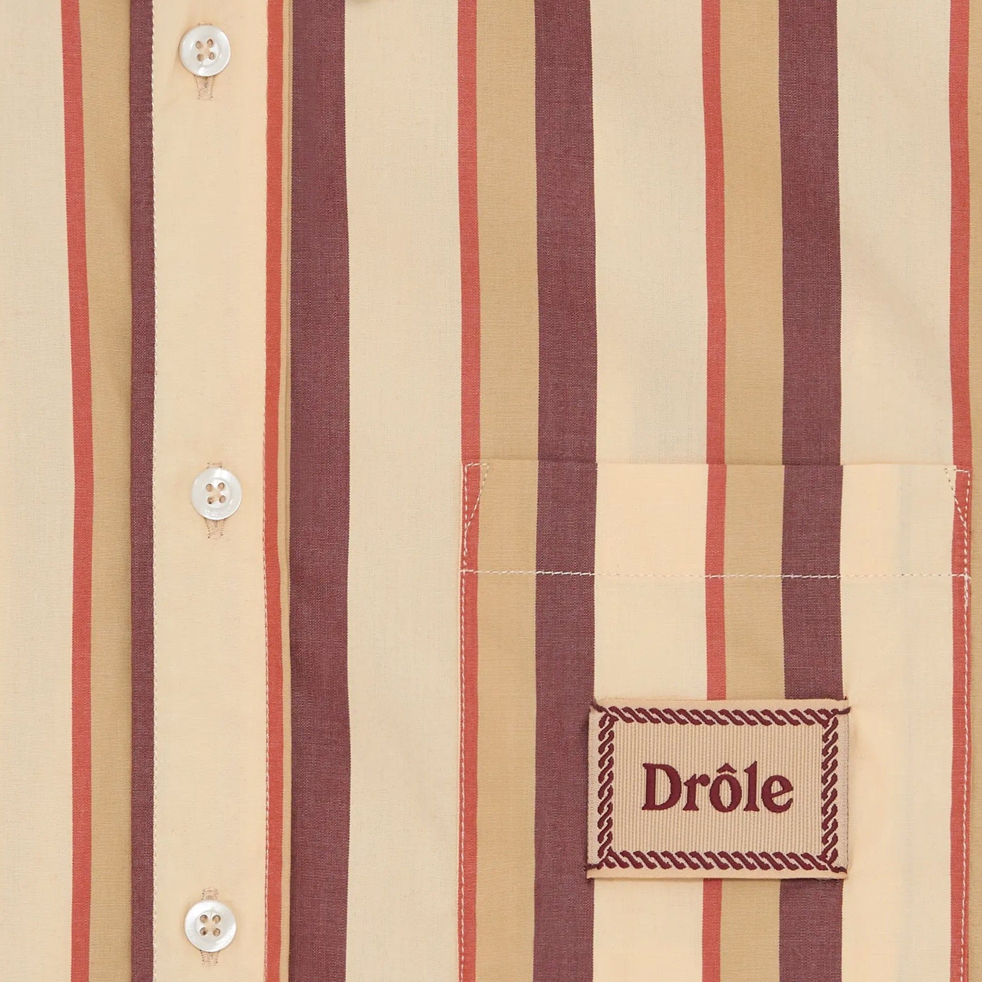 Drole De Monsieur Mens La Chemise Drole Rayee Shirt