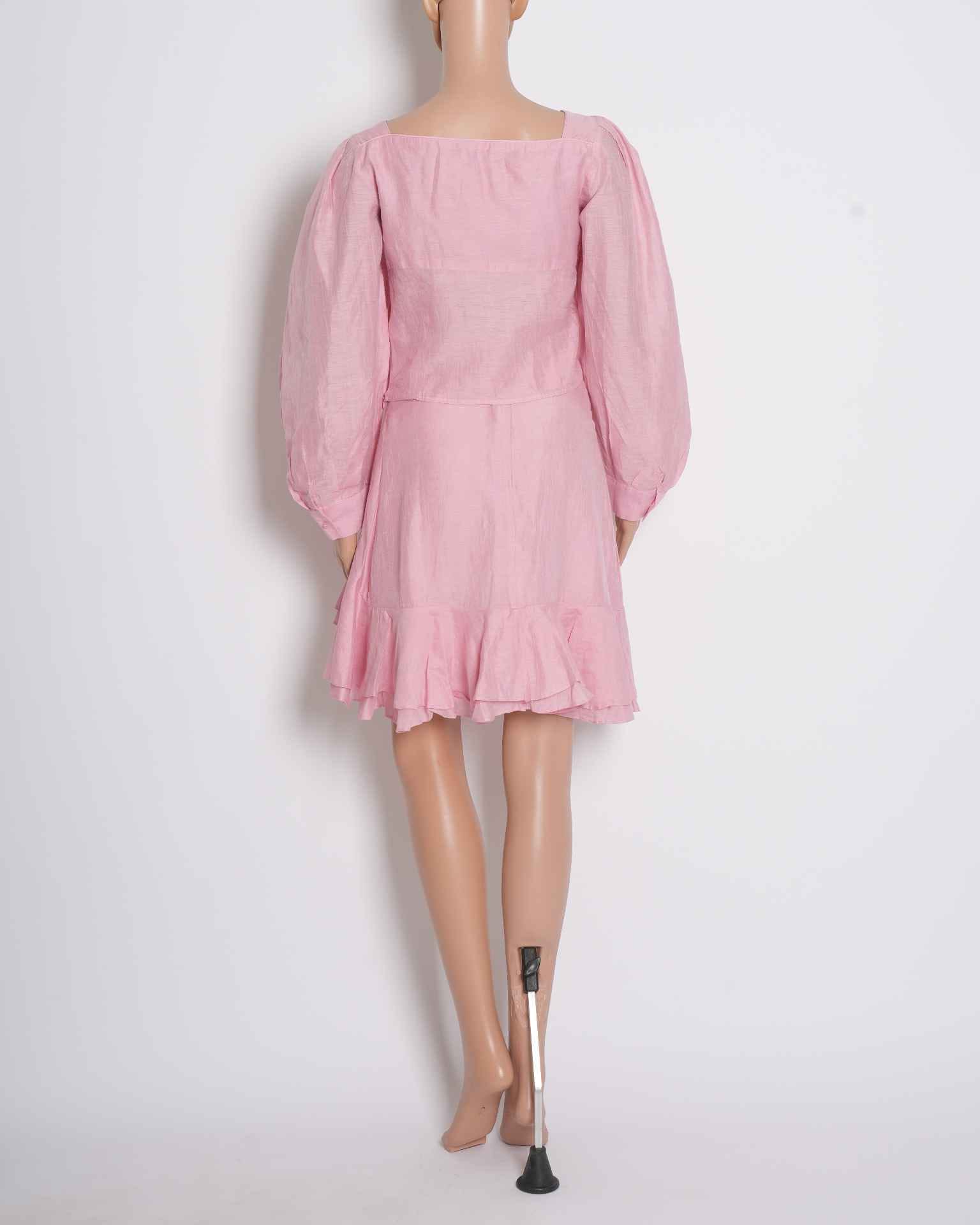 Sandro Puff Sleeve Top & Skirt set