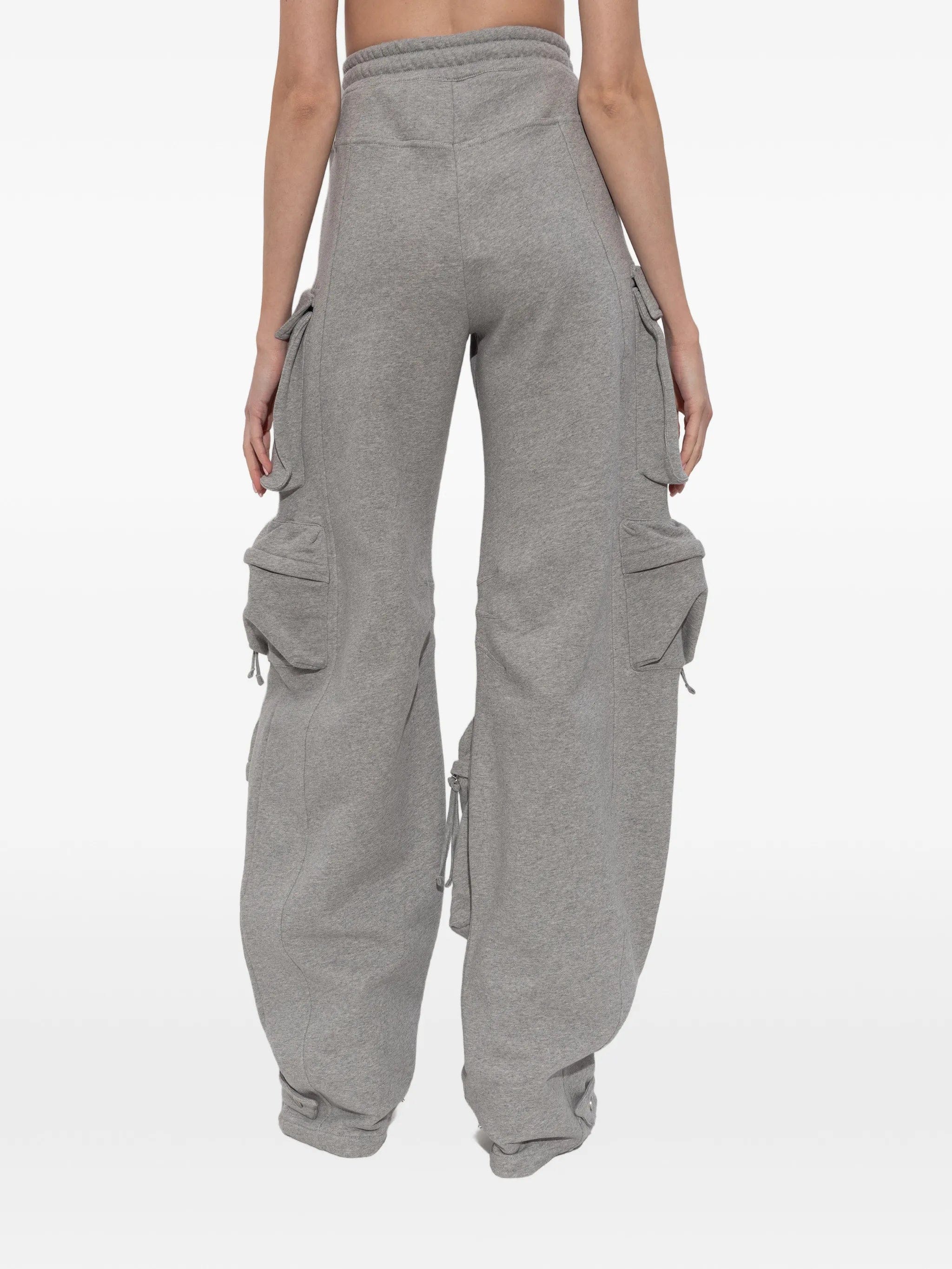 The Attico drawstring cargo track pants