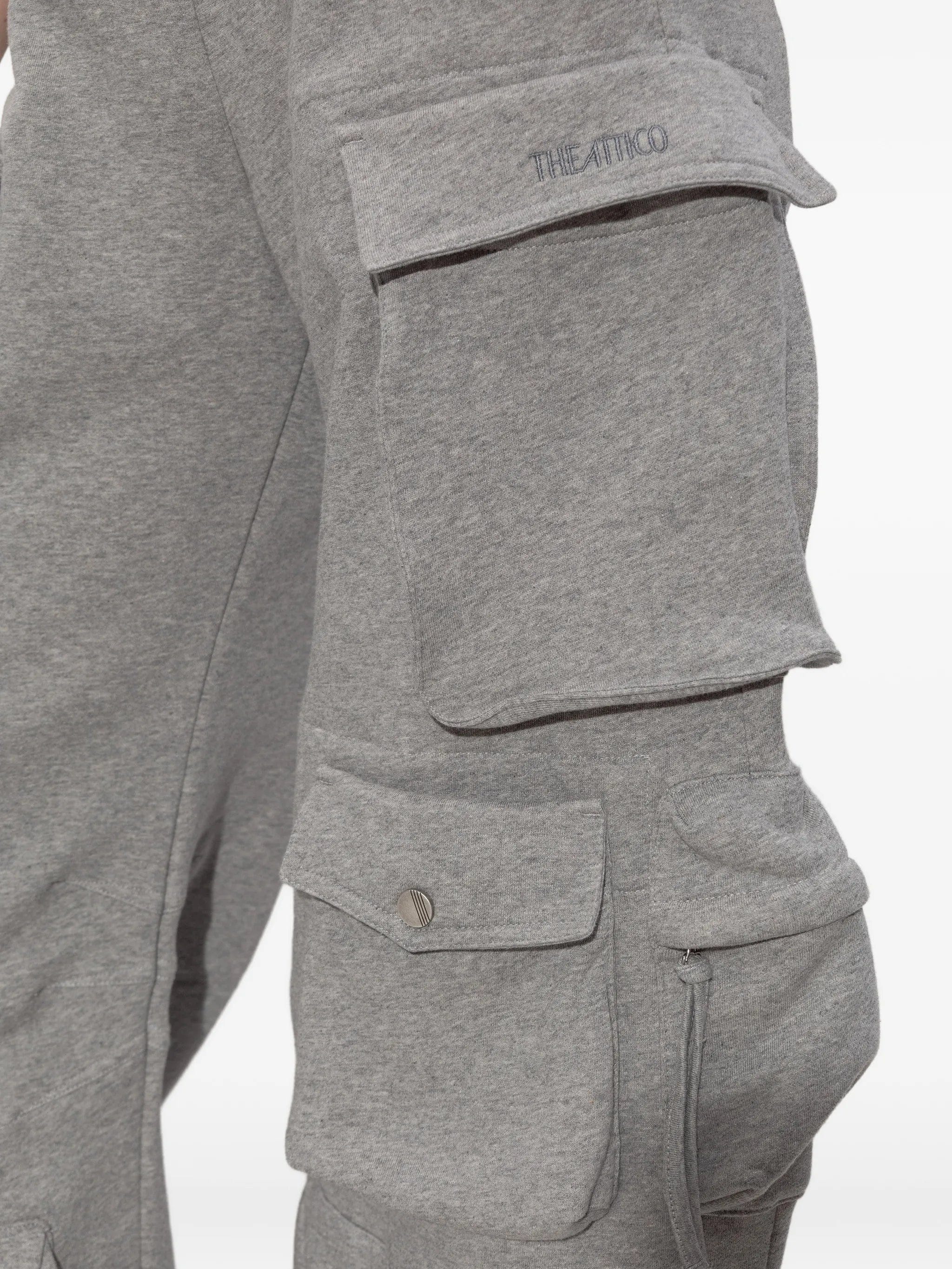 The Attico drawstring cargo track pants