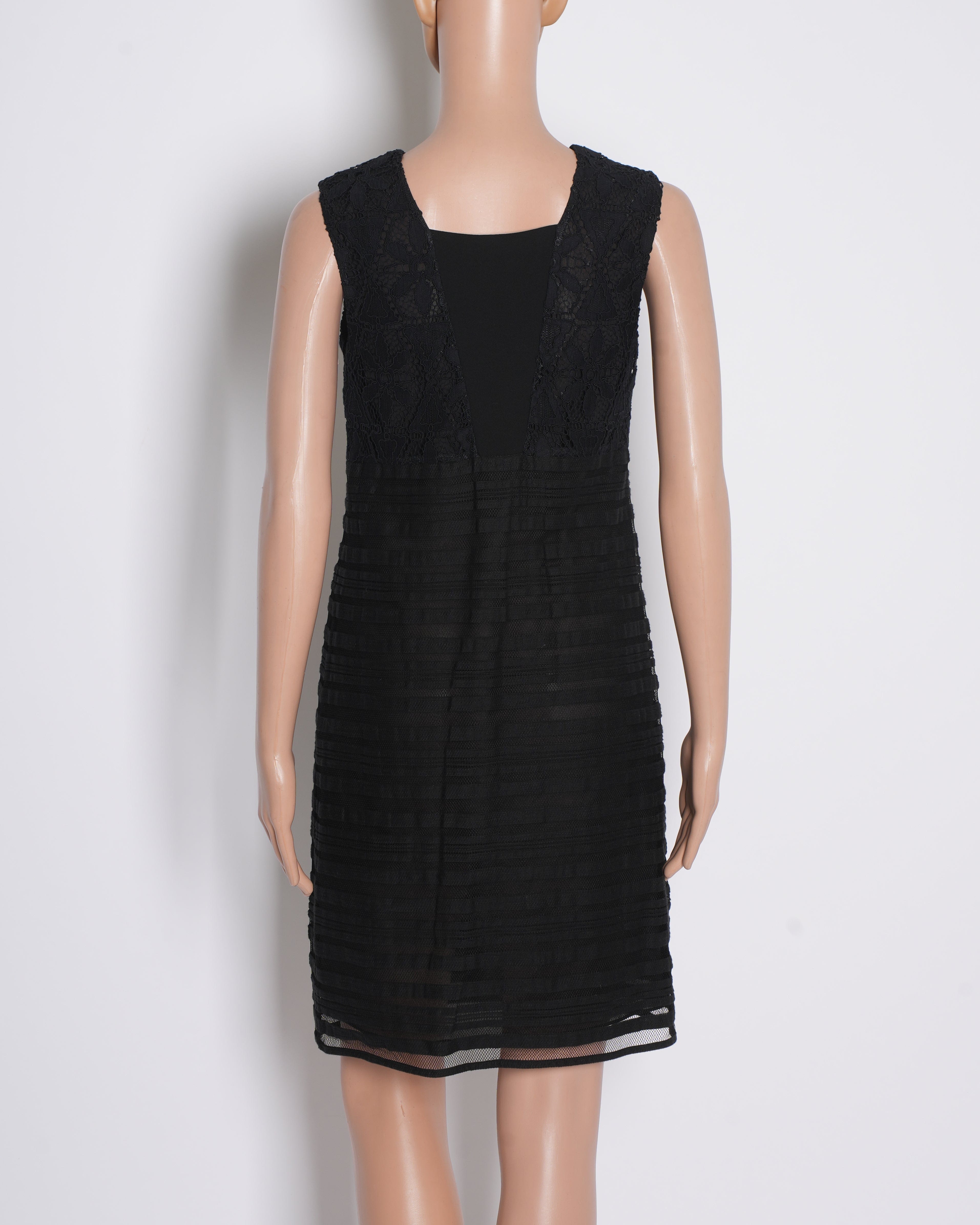 Pinko lace black dress