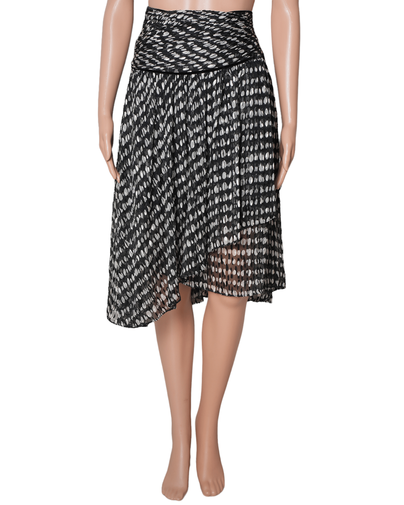Pinko Polka Dot Pinko Midi Skirt