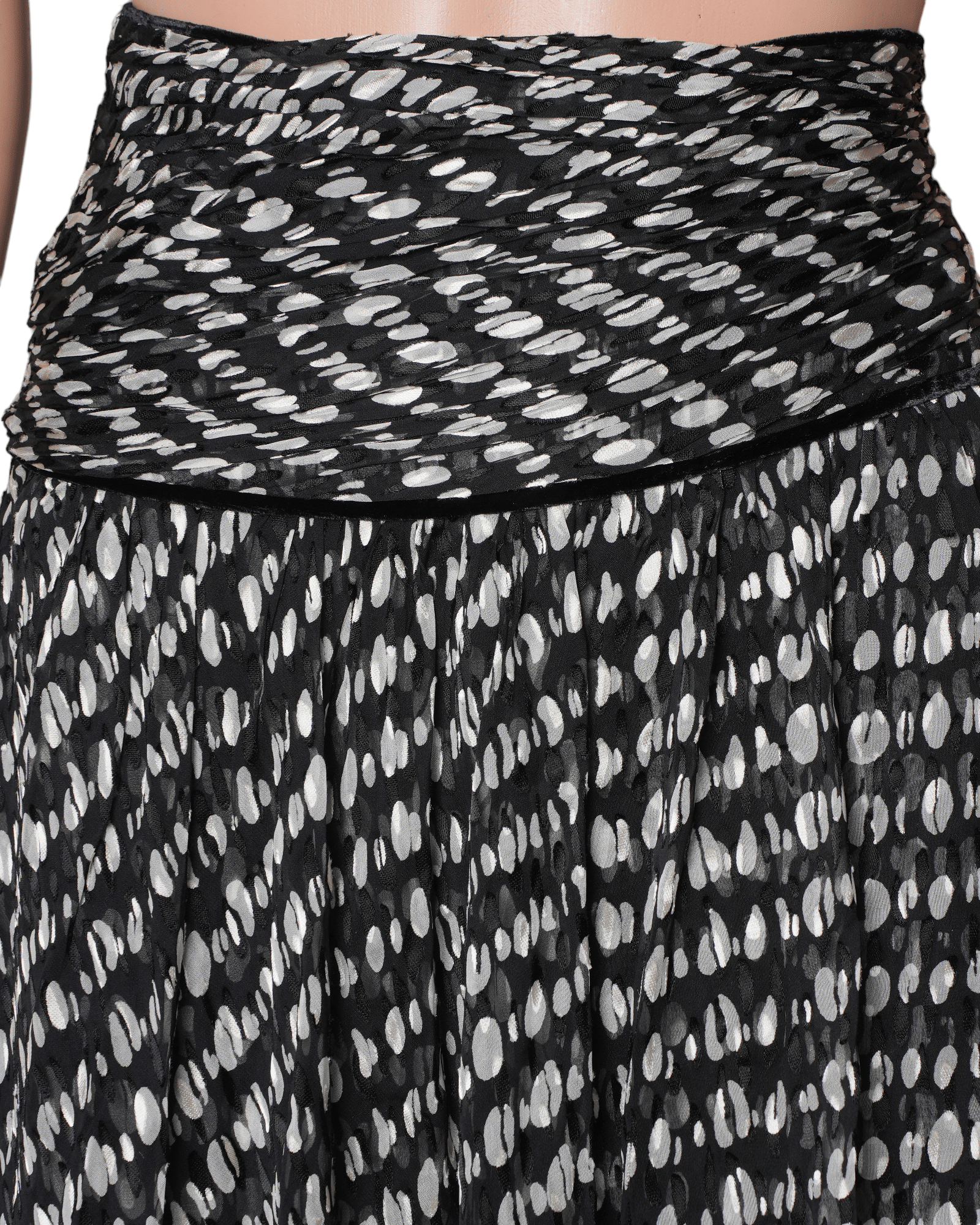 Pinko Polka Dot Pinko Midi Skirt