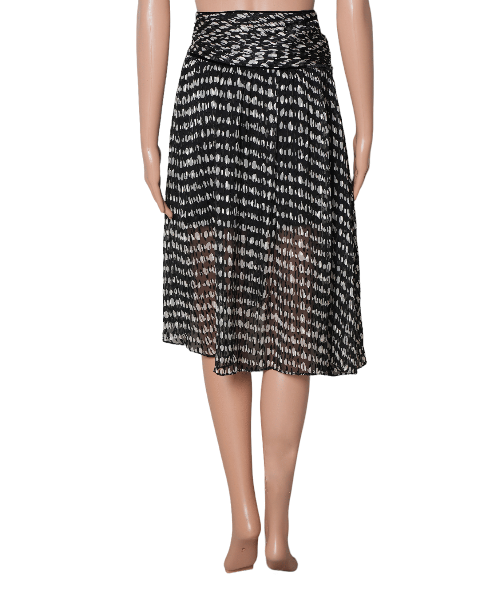 Pinko Polka Dot Pinko Midi Skirt