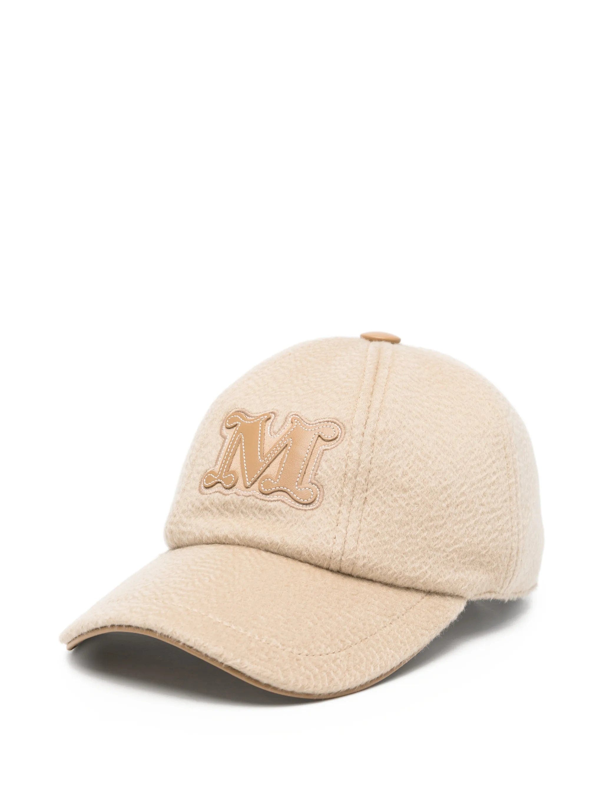 Max Mara applique baseball cap