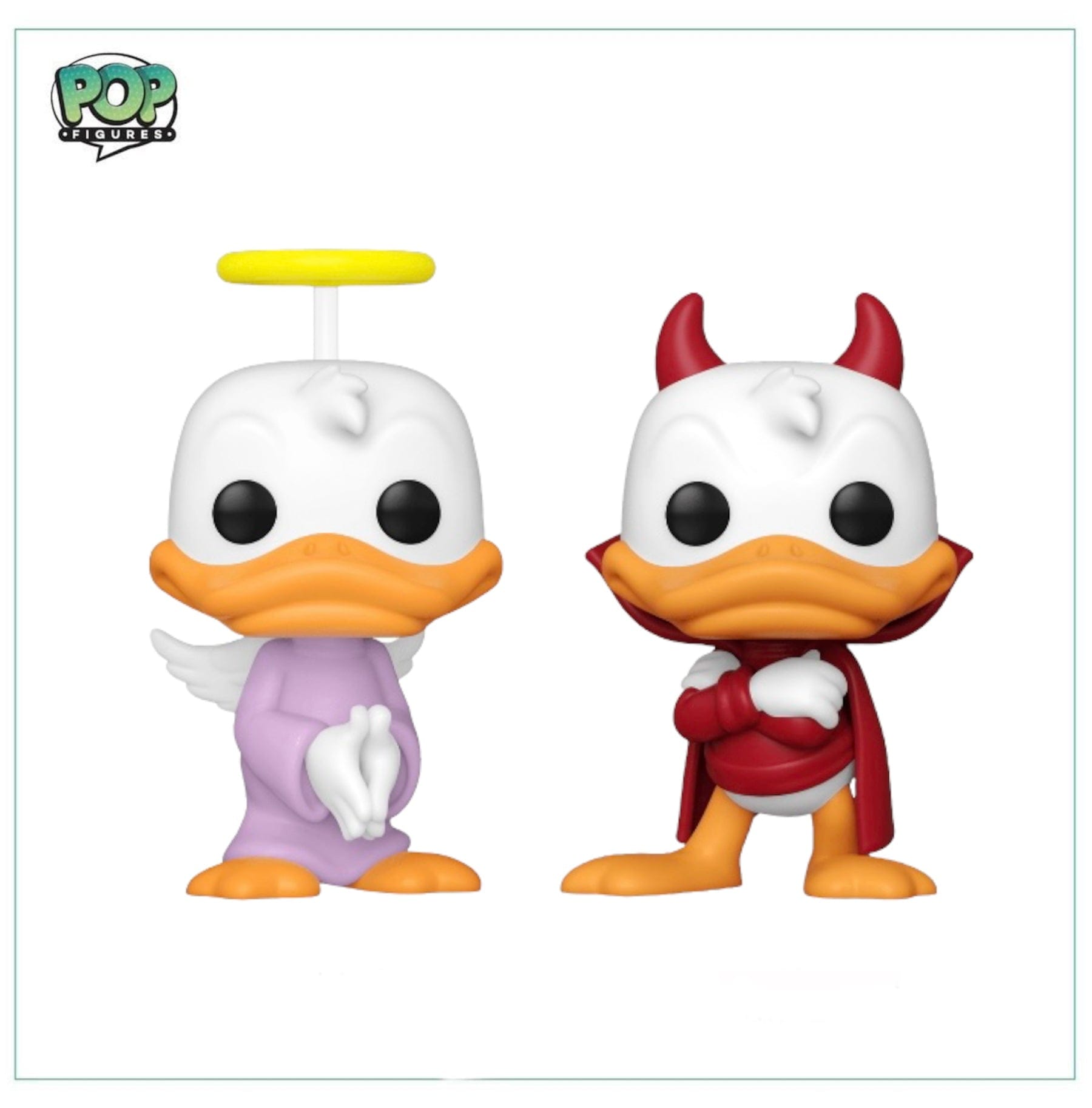 Funko Pop! Donald's Shoulder Angel & Devil 2 Pack Deluxe Funko Pop! Disney - 2022 Funko Wonderous Convention Limited Edition
