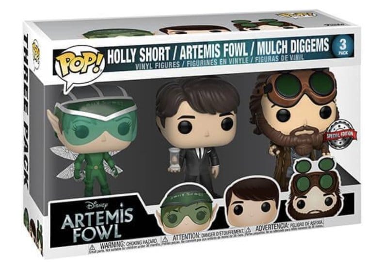Funko Pop! Holly Short / Artemis Fowl / Mulch Diggems 3 Pack Funko Pop! Disney: Artemis Fowl. Special Edition